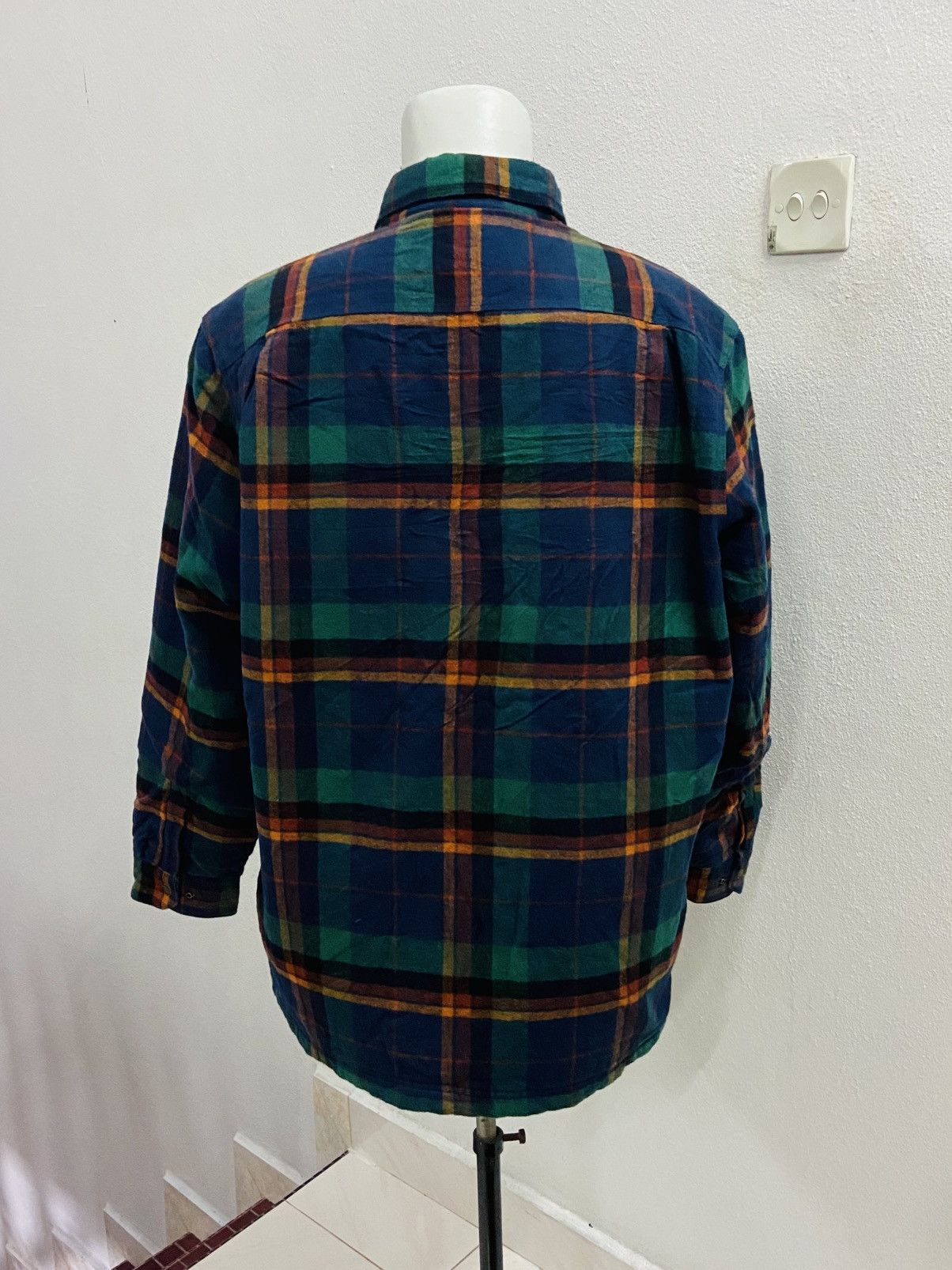 L.L. Bean VINTAGE LL BEAN QUILTED FLANNEL SHIRT JACKET Size US L / EU 52-54 / 3 - 4 Thumbnail