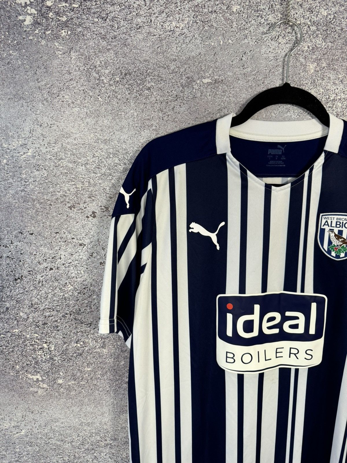 Puma × Vintage Vintage West Bromwich 2020/21 Puma Jersey blokcore Size US L / EU 52-54 / 3 - 2 Thumbnail