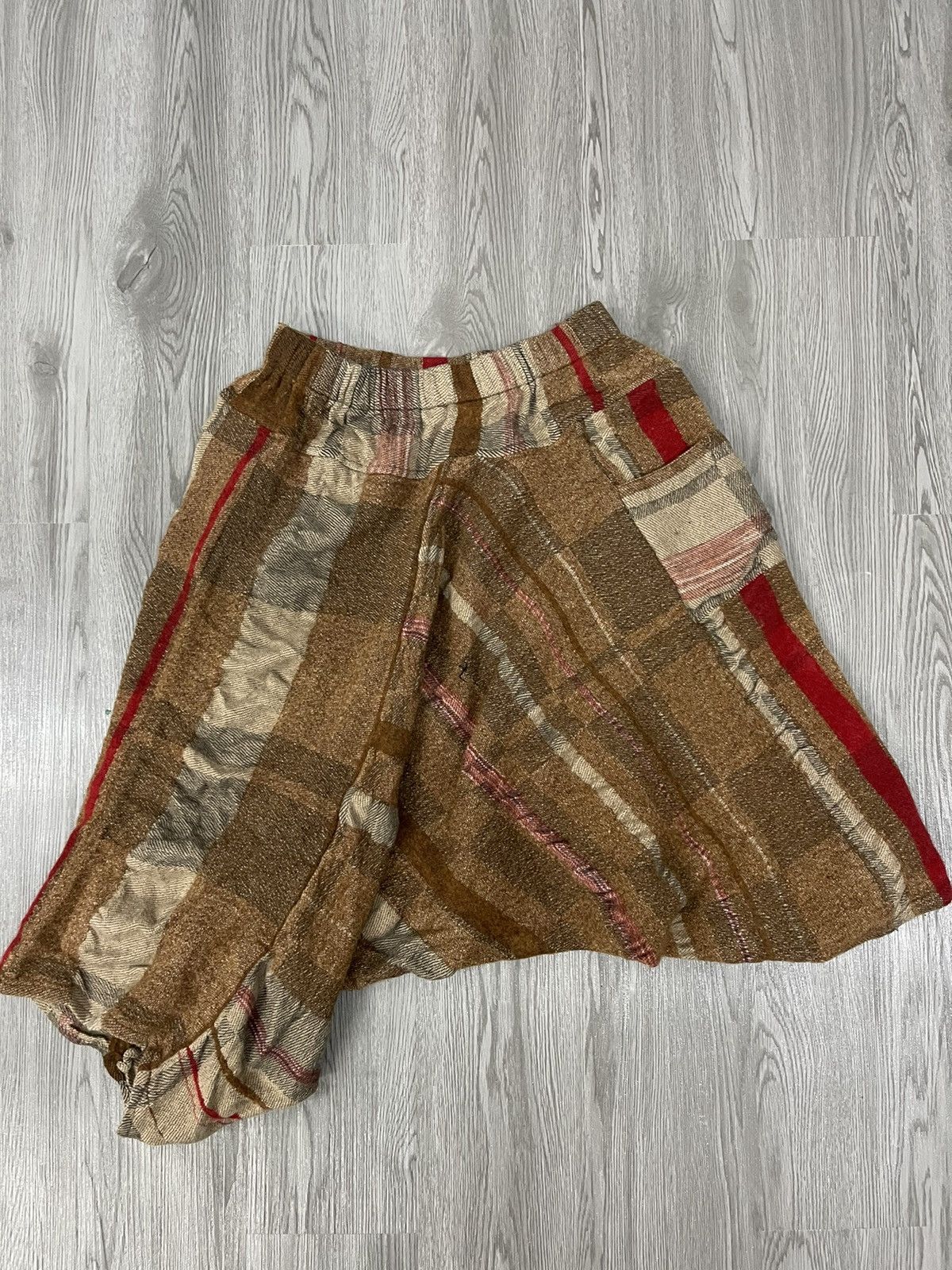 Japanese Brand Tamaki niime asymmetrical wool&cotton blend harem pant Size US 32 / EU 48 - 11 Thumbnail