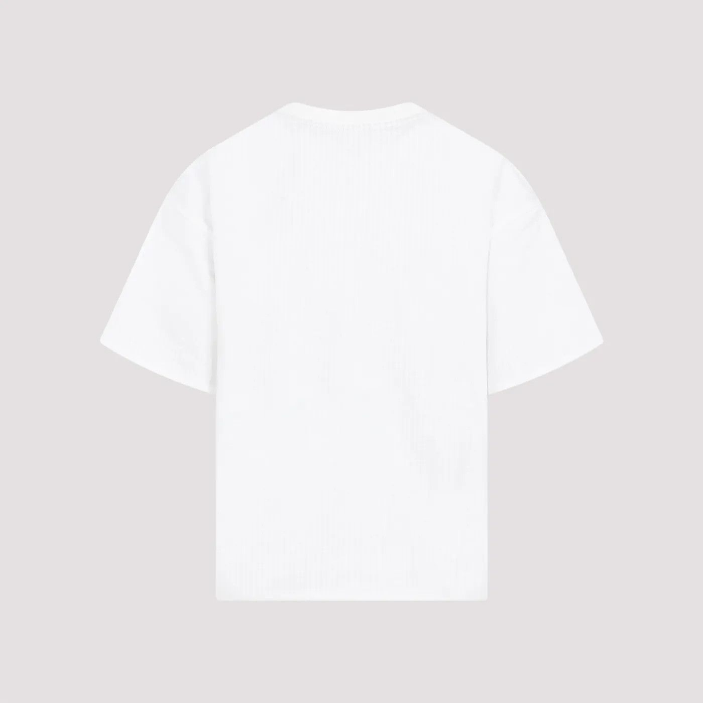 Bottega Veneta o1n1vont1225 Double Layer Striped Cotton T-Shirt in White Size S / US 4 / IT 40 - 2 Thumbnail