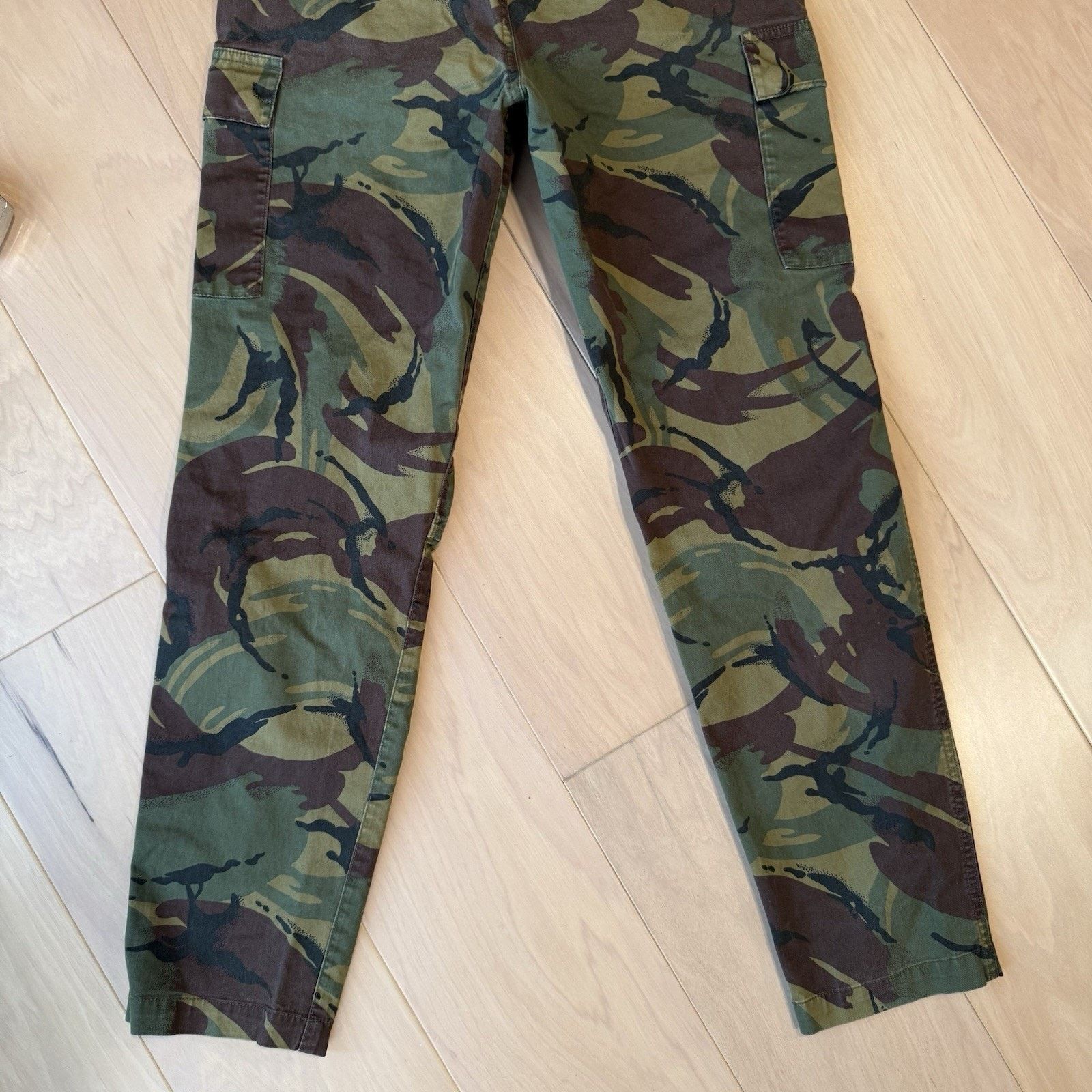 Polo Ralph Lauren Polo Ralph Lauren Cargo Pants Women's 20 Green Camouflage Size 29" - 8 Thumbnail