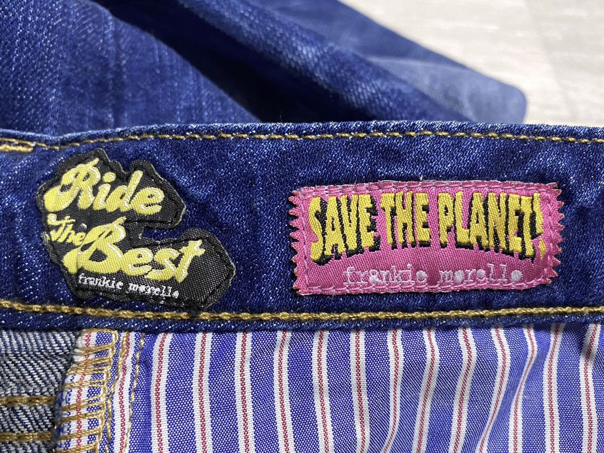 Frankie Morello Women’s Frankie Morello Flared Washed Navy Jeans Denim Logo Size 27" / US 4 / IT 40 - 10 Thumbnail