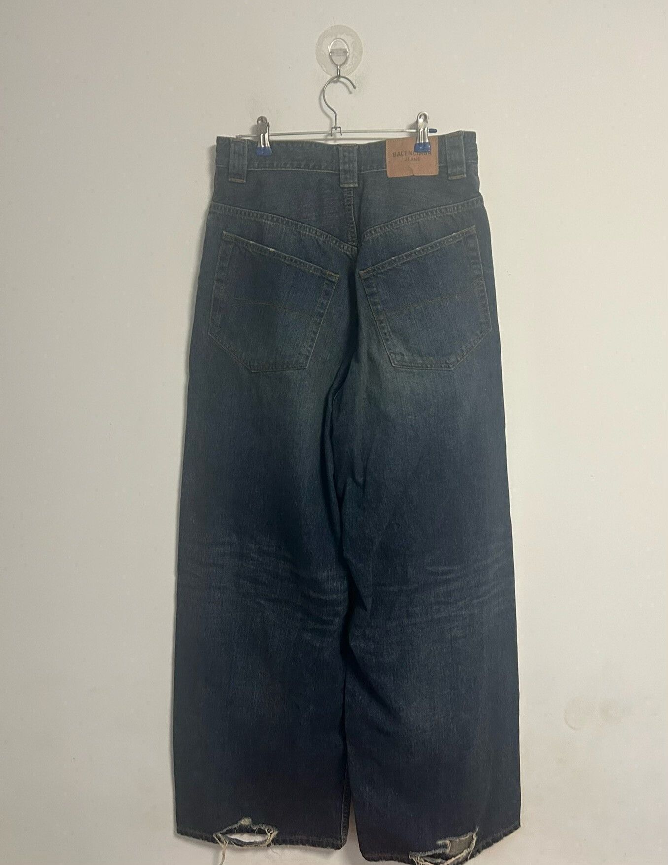 Balenciaga Balenciaga Summer Low Crotch Denim Pants Size US 26 / EU 42 - 2 Thumbnail