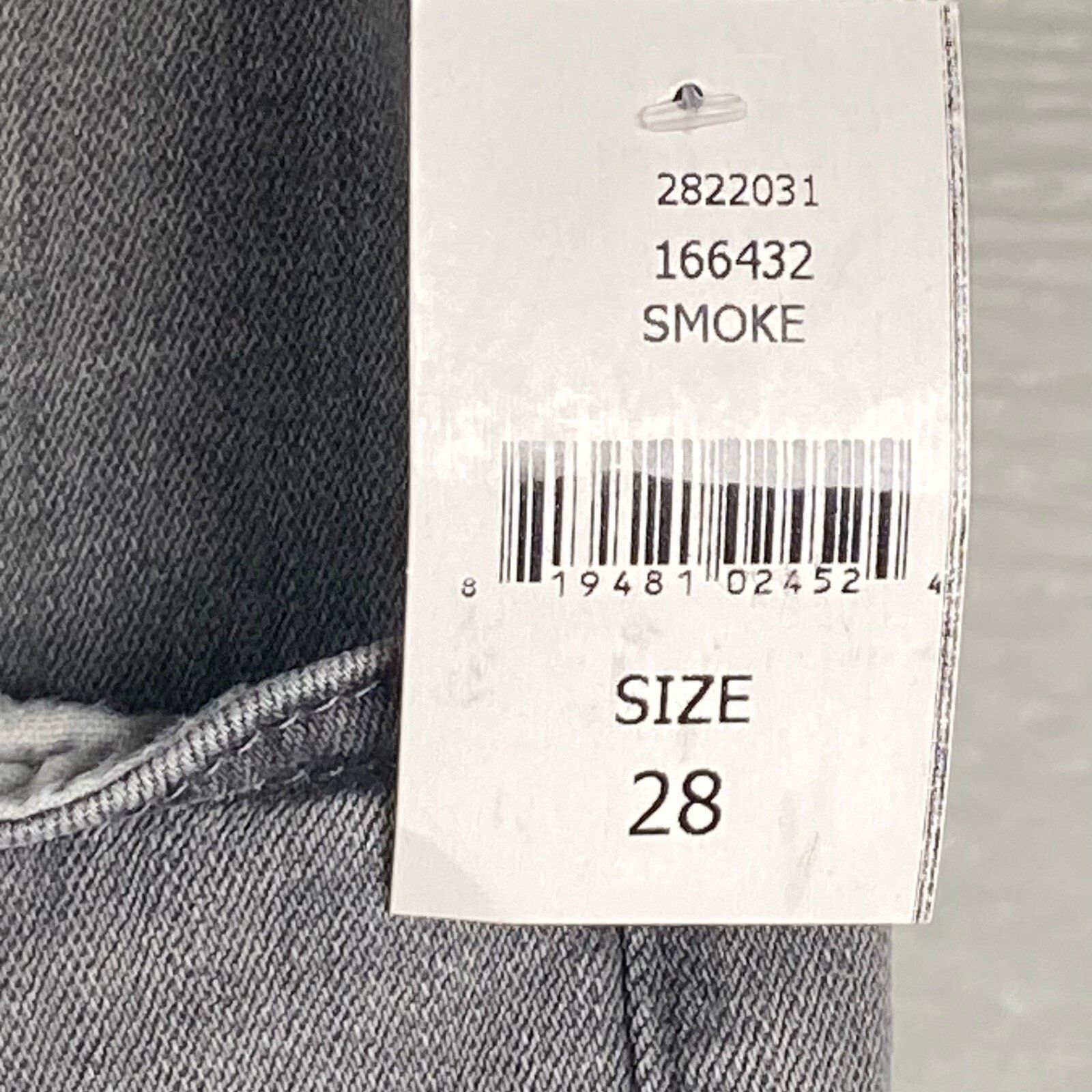 Warpweft Company Warp + Weft ORD Chicago Straight Gray Smoke Jeans Size 28x32 Size US 28 / EU 44 - 6 Thumbnail