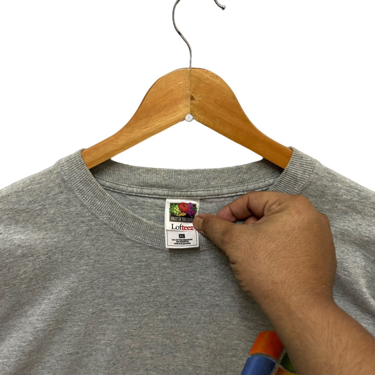 Fruit Of The Loom × Microsoft × Vintage Vintage Microsoft Windows Xp Promo Tshirt Size US L / EU 52-54 / 3 - 5 Thumbnail