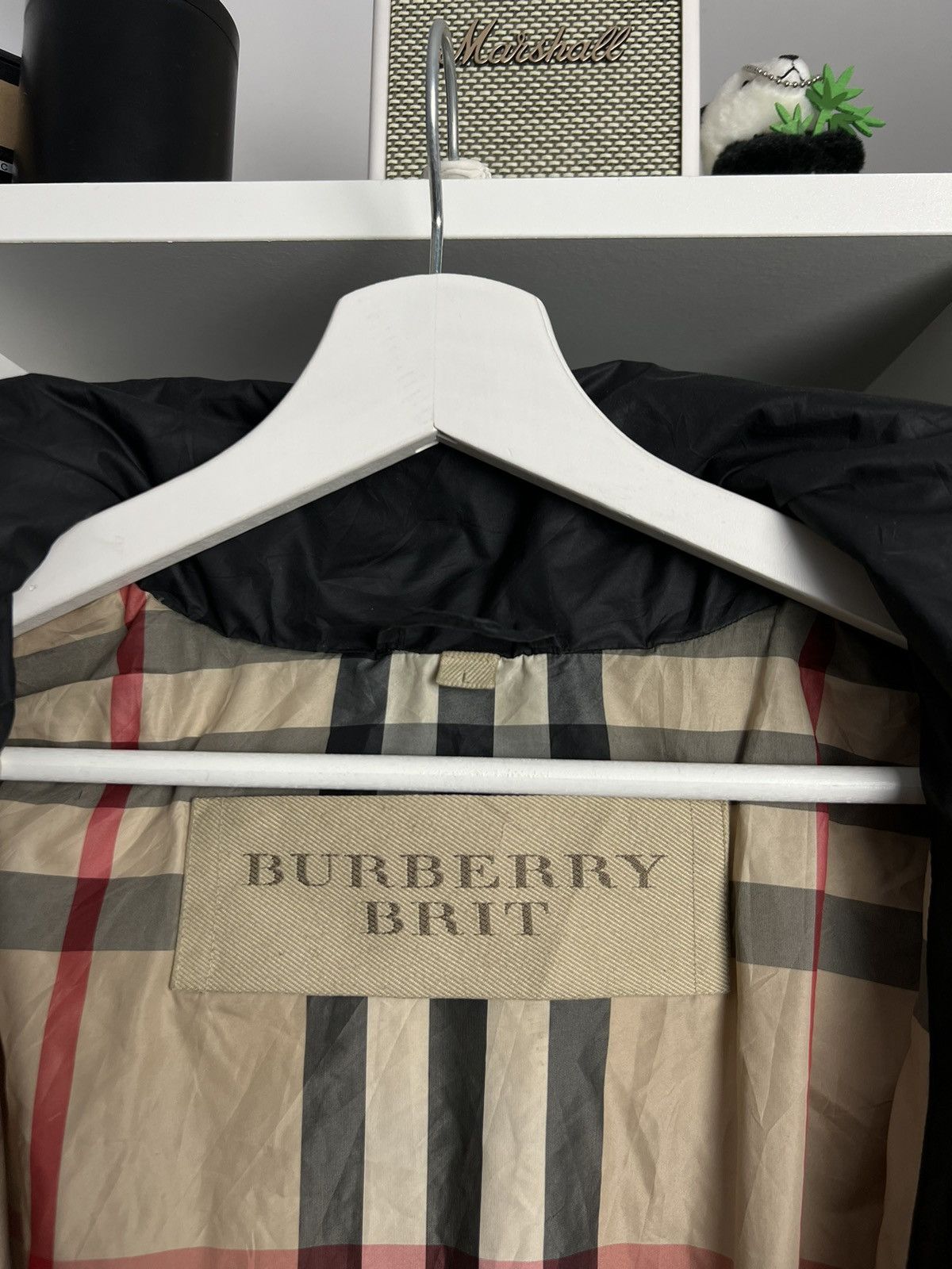 Burberry × Designer Burberry Nova Check puffer parka jacket L designer old money Size L / US 10 / IT 46 - 4 Thumbnail