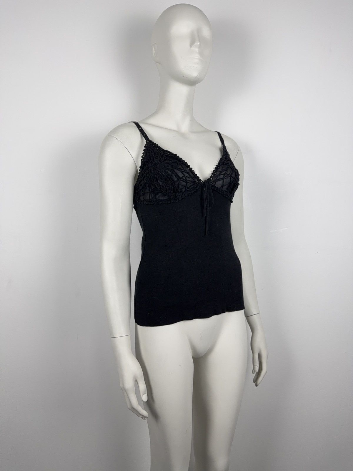Alexander McQueen Alexander McQueen 1990’s Beaded Knit Spiderweb Top Size S / US 4 / IT 40 - 9 Thumbnail