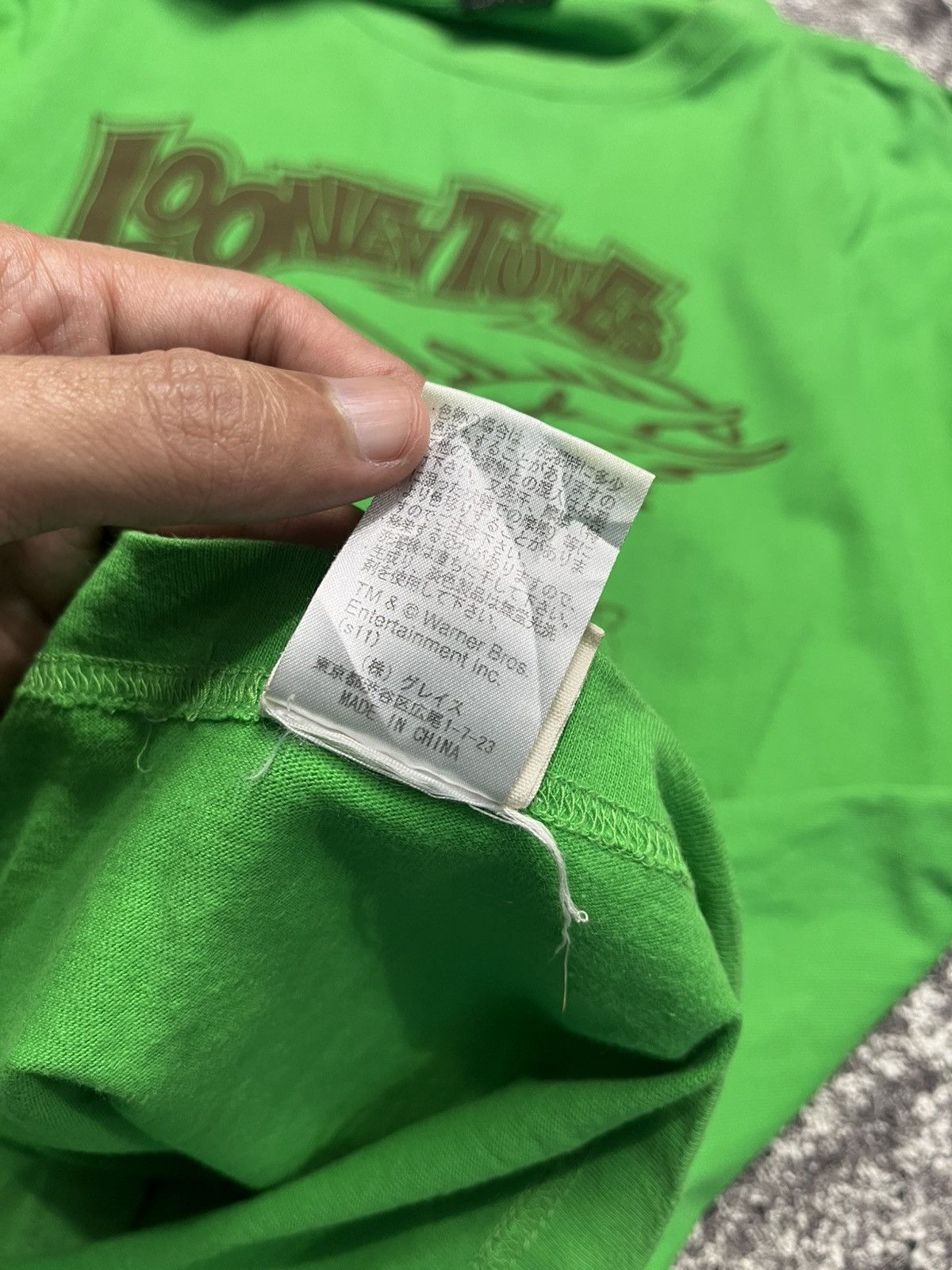 Vintage Vintage Mooneyes X Looney Tunes Green T-Shirts Size US M / EU 48-50 / 2 - 8 Thumbnail