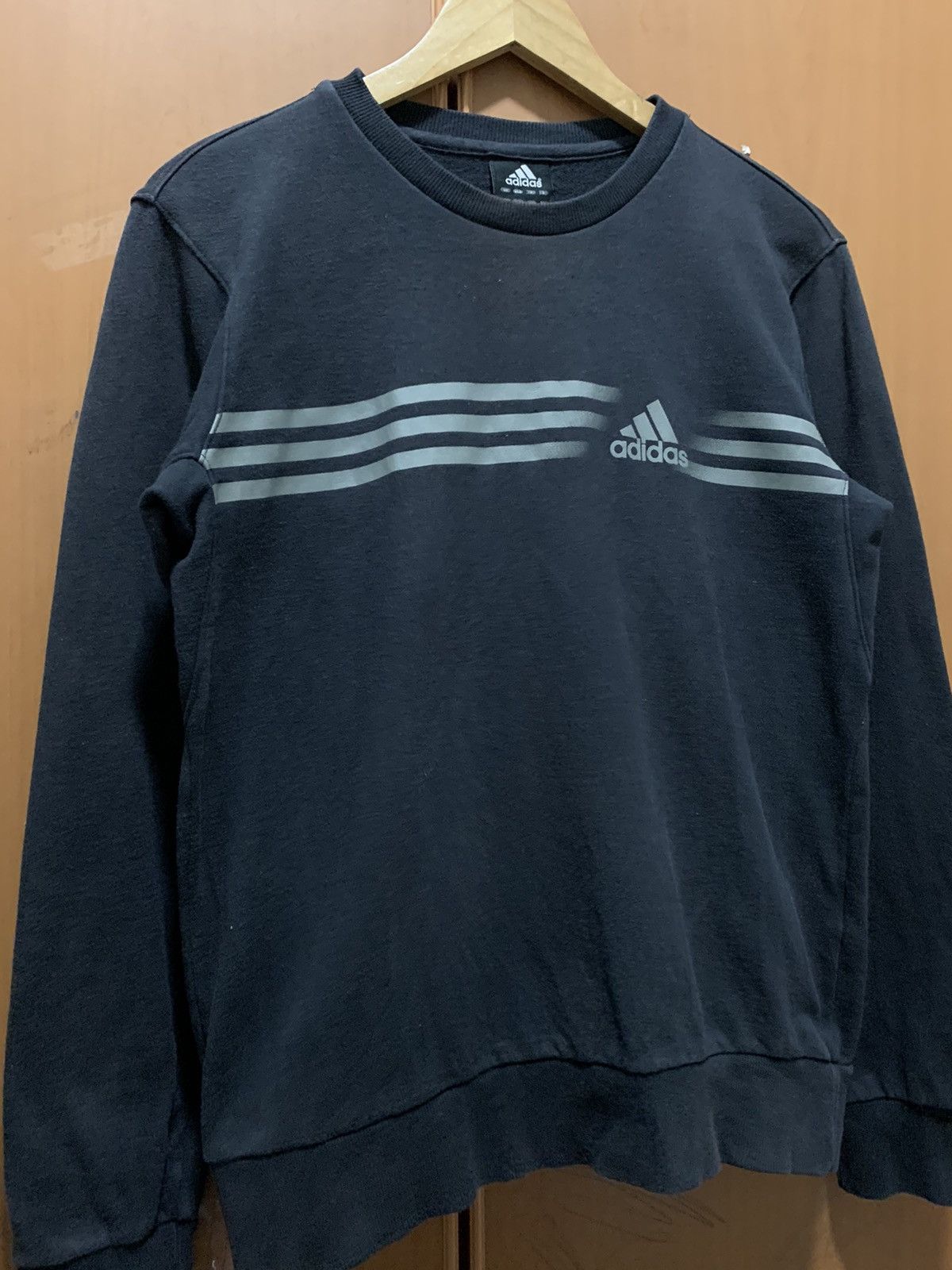 Adidas Vintage Y2K Adidas Three Stripes Sweatshirt Size US M / EU 48-50 / 2 - 3 Thumbnail