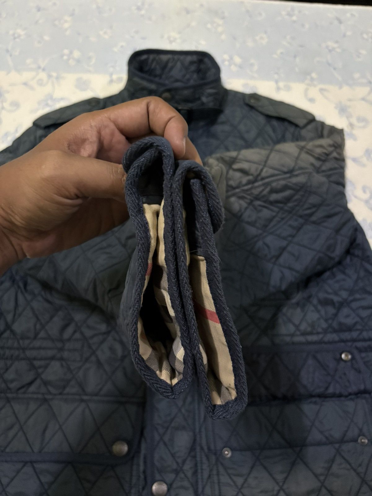 Burberry Burberry Brit Quilted Sun Faded Jacket Size US L / EU 52-54 / 3 - 6 Thumbnail