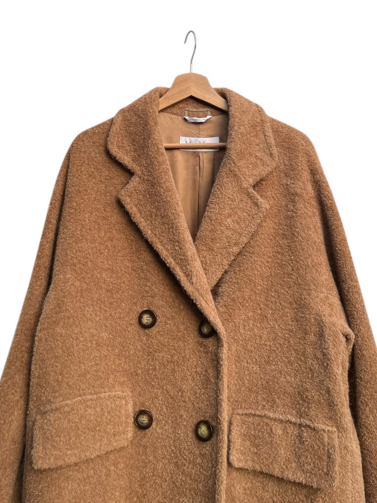 Max Mara Max Mara Alpaca Wool Double Breasted Coat Size M / US 6-8 / IT 42-44 - 8 Thumbnail