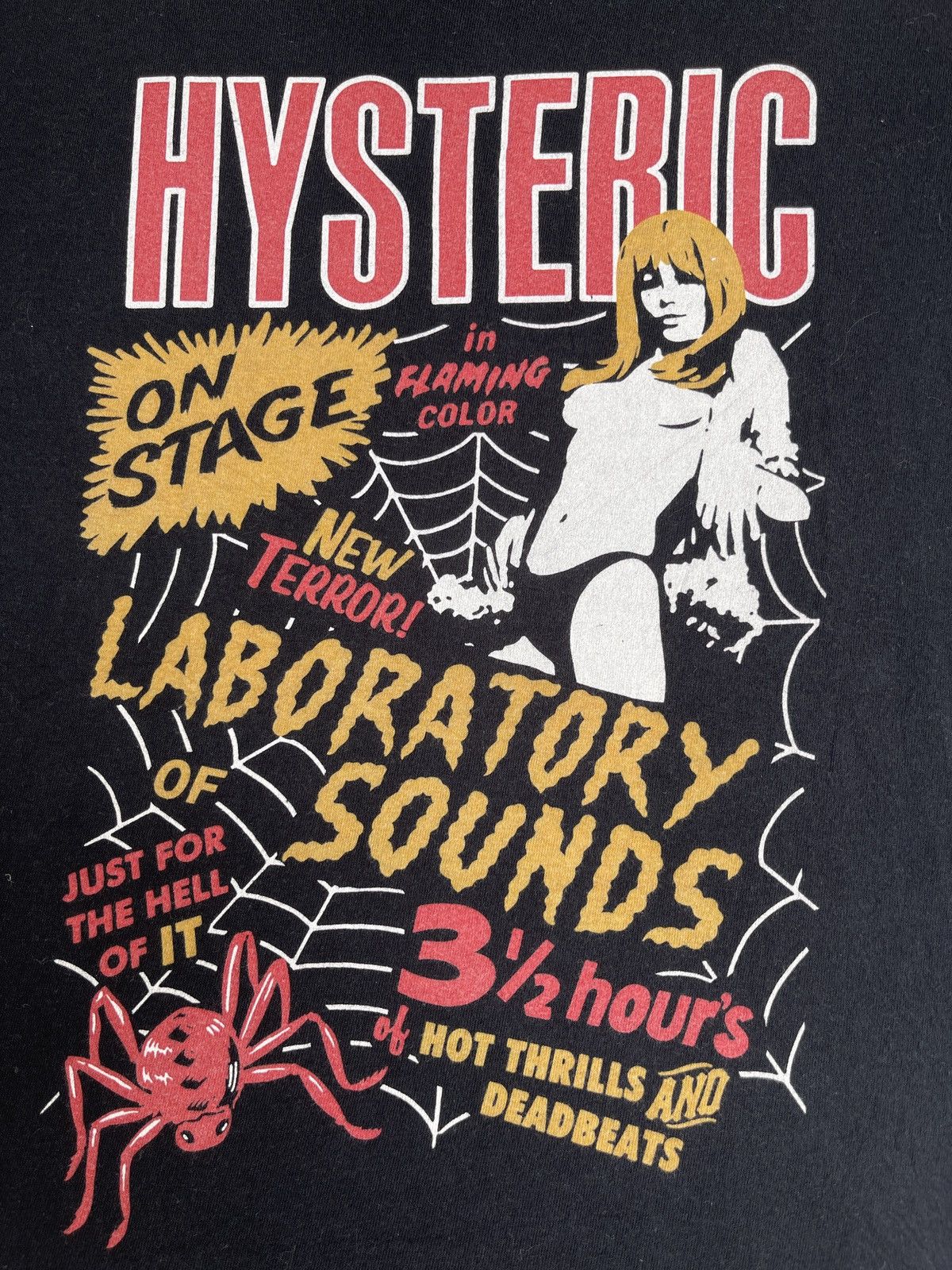 Hysteric Glamour Rare🔥Vintage HYSTERIC GLAMOUR Black T Shirt Size US M / EU 48-50 / 2 - 10 Thumbnail