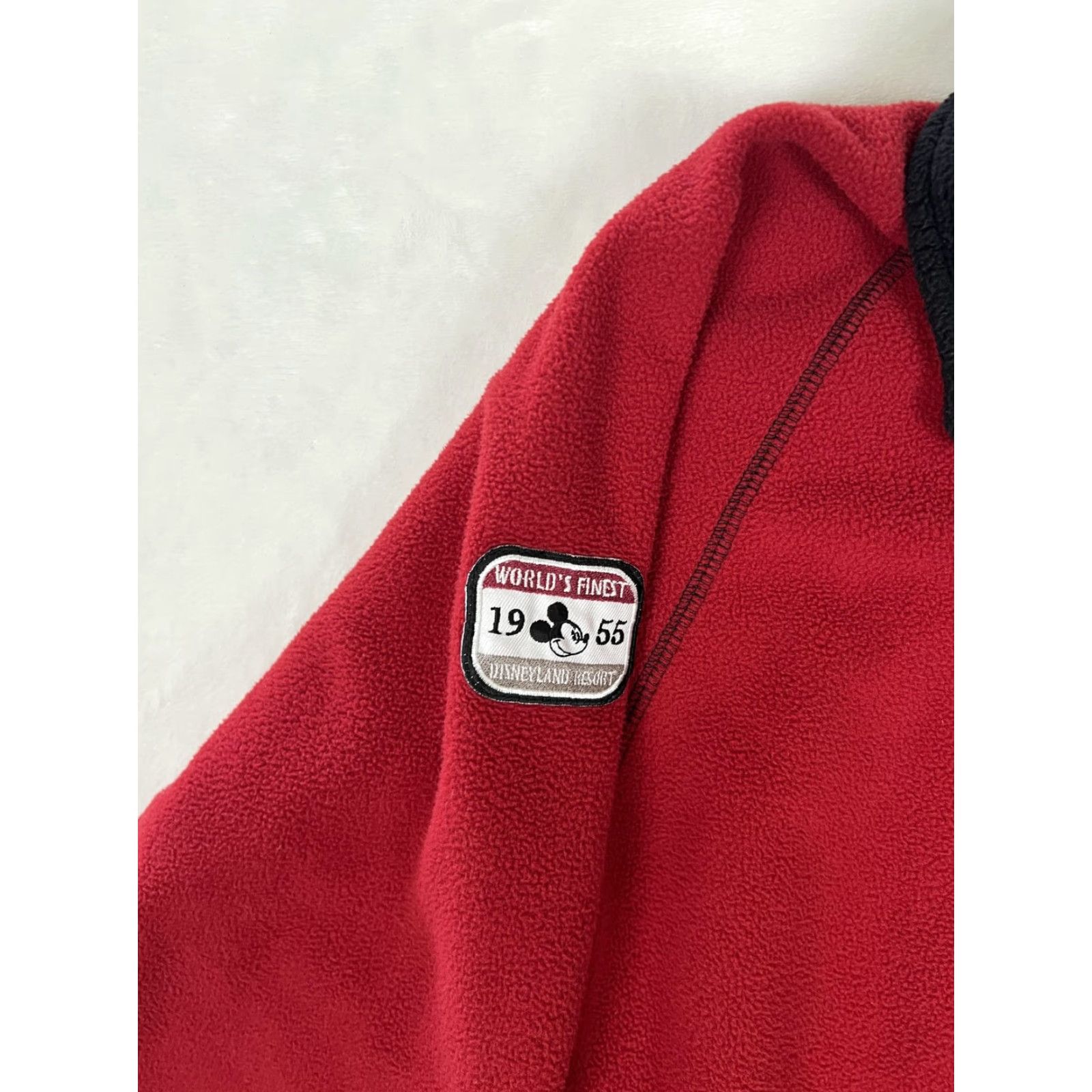 Vintage VINTAGE Disneyland Resort Sweatshirt Mens M Red Mickey Mouse Fleece 1/4 Zip Size US M / EU 48-50 / 2 - 5 Thumbnail