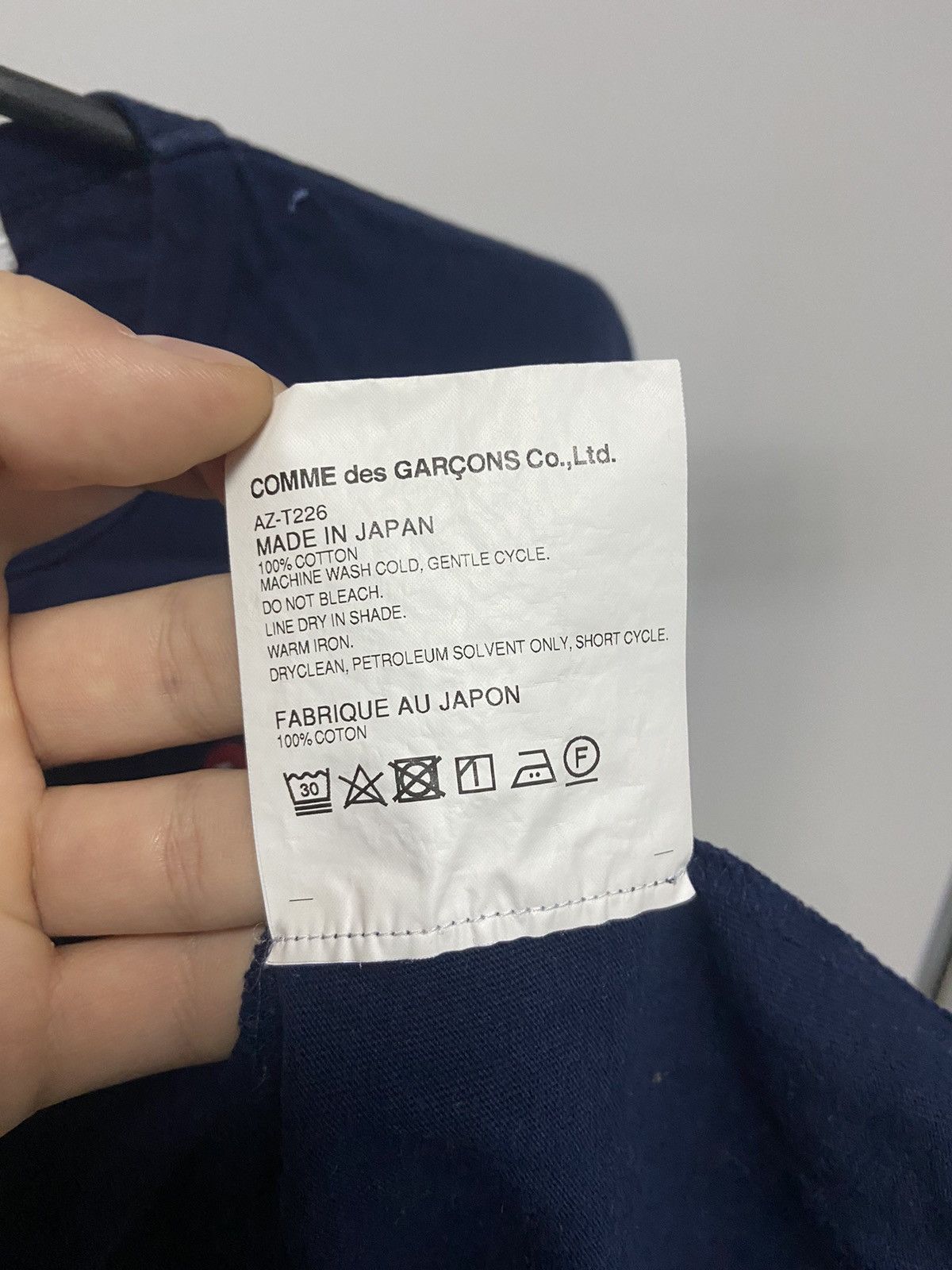 Comme des Garcons PLAY × Japanese Brand × Vintage Play Come Des Garcons Vintage T Shirt double Logo Japanese Size US M / EU 48-50 / 2 - 6 Thumbnail
