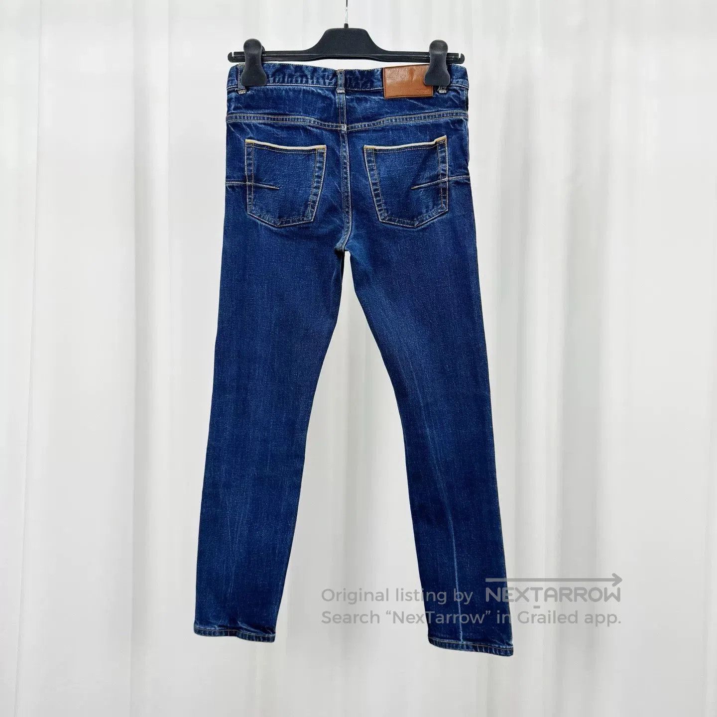 Dior Dior Gold Thread Embroidered Washed Denim Pants. Size US 28 / EU 44 - 2 Thumbnail