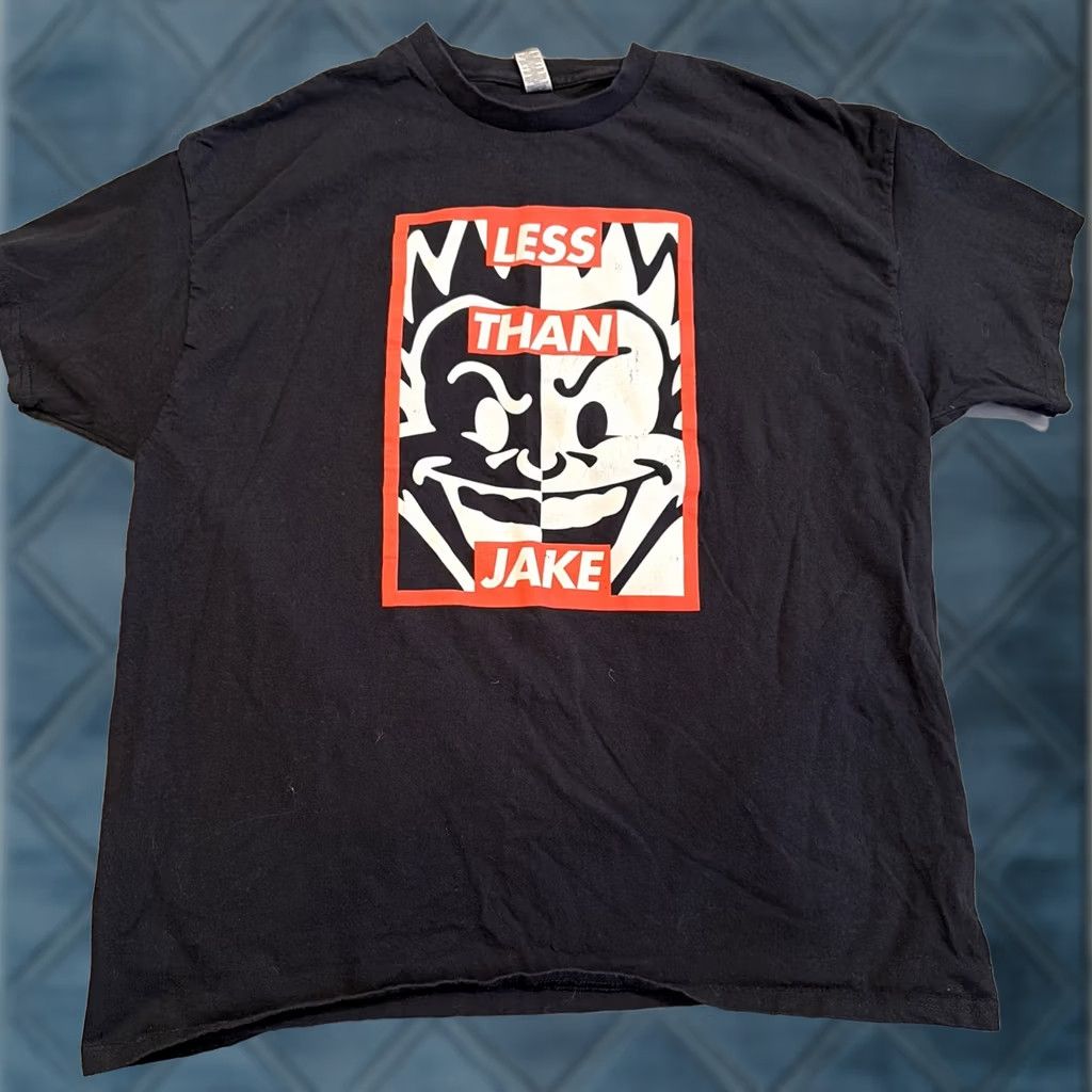 Gildan Gildan Less Than Jake Ska Punk Pop Graphic T Shirt Size XL Men Black Size US XL / EU 56 / 4 - 1 Thumbnail