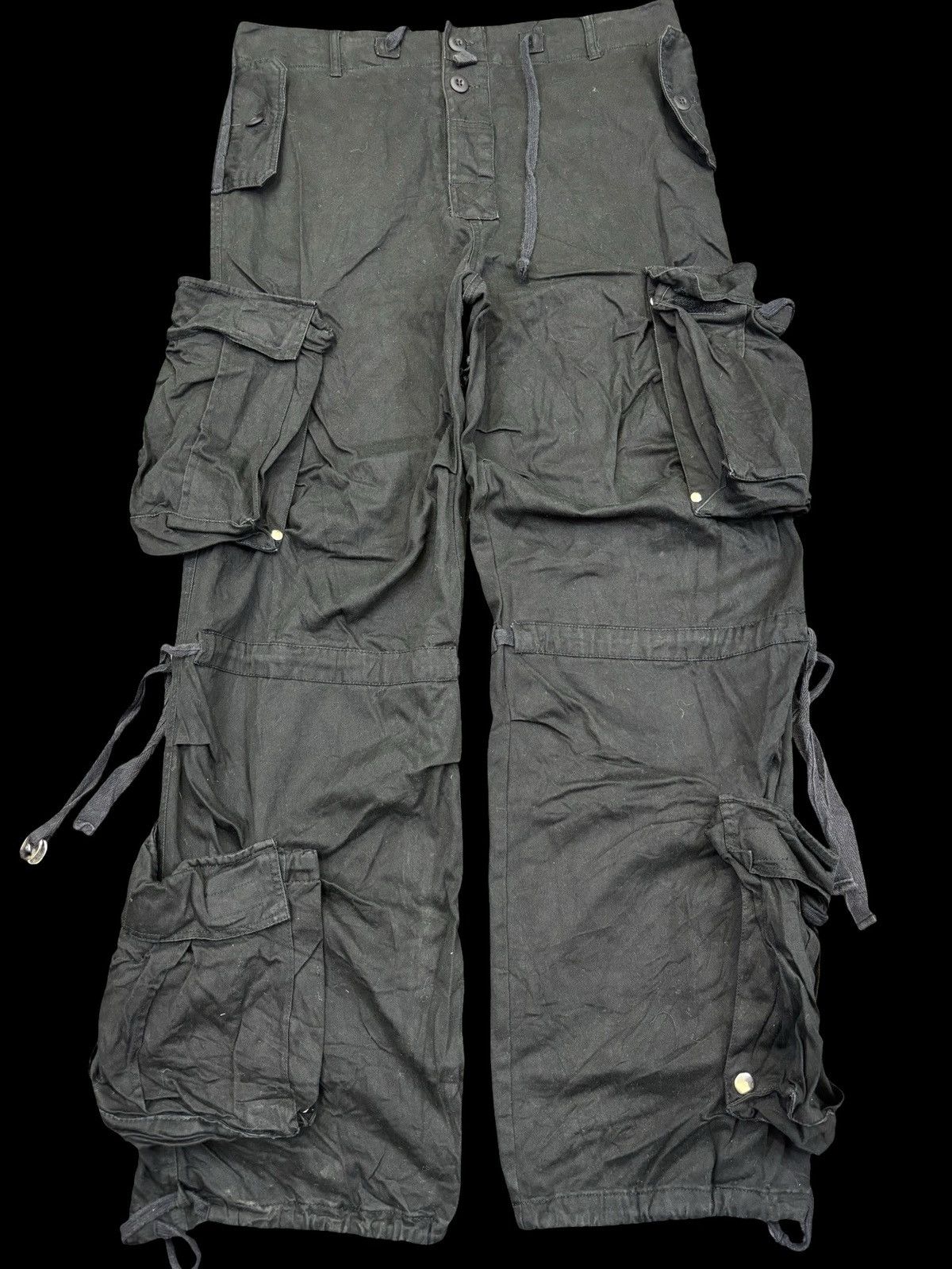 Japanese Brand 💥Baggy💥PHILODOX Japan 8 Pockets Parachute Bondage Pant F896 Size US 32 / EU 48 - 1 Thumbnail