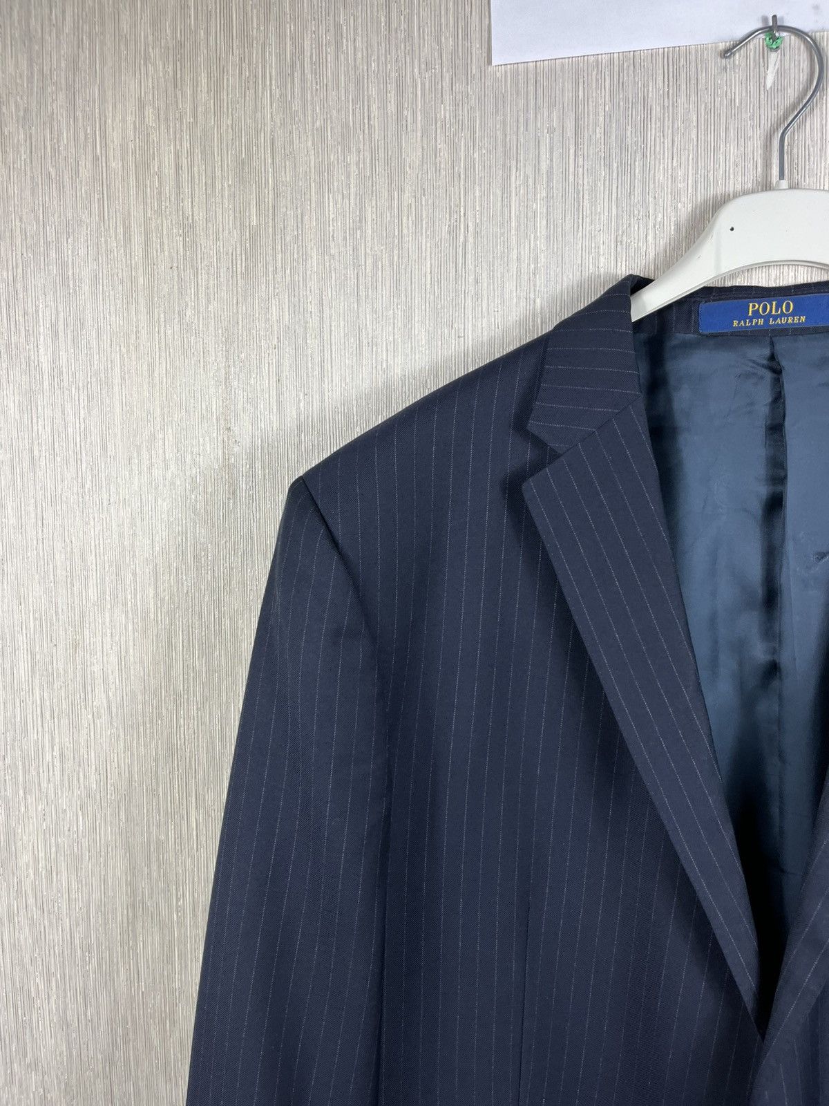 Polo Ralph Lauren × Ralph Lauren Polo Ralph Lauren wool navy light striped blazer jacket Size 48R - 4 Thumbnail