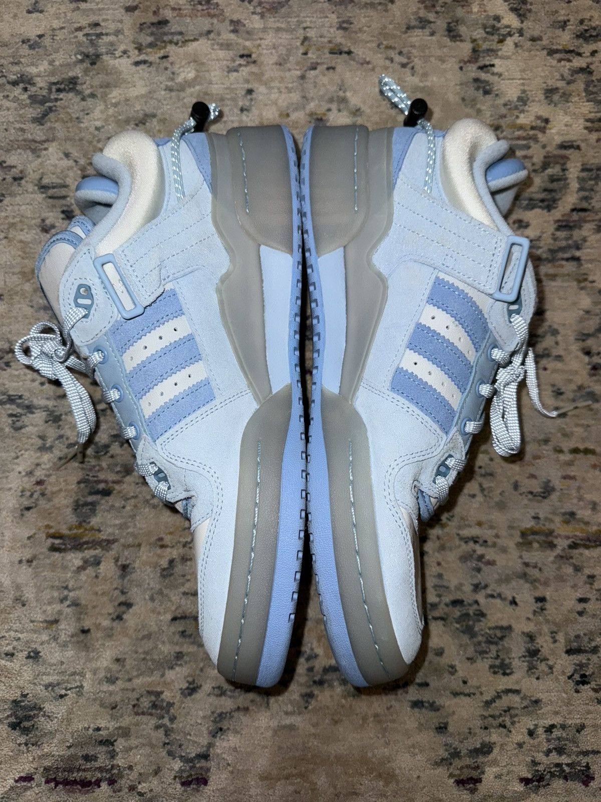 Adidas Adidas Bad Bunny Blue Tint Forum Buckle Low Sz 10 Size US 10 / EU 43 - 2 Thumbnail