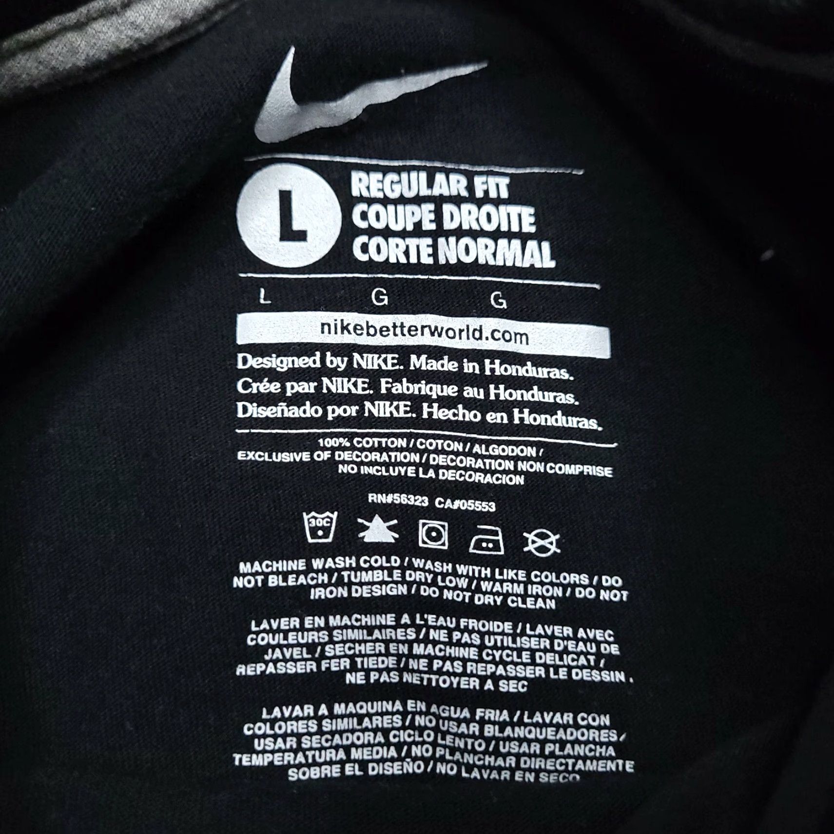 Nike NIKE Black Game Over Graphic T-Shirt Adult Large Short Sleeve Cotton Mens Size US L / EU 52-54 / 3 - 3 Thumbnail