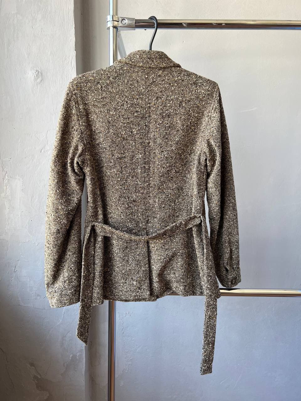 Max Mara MAX MARA WOOL BLEND BELTED BUTTON BLAER JACKET COAT WOMAN 10 Size L / US 10 / IT 46 - 11 Thumbnail