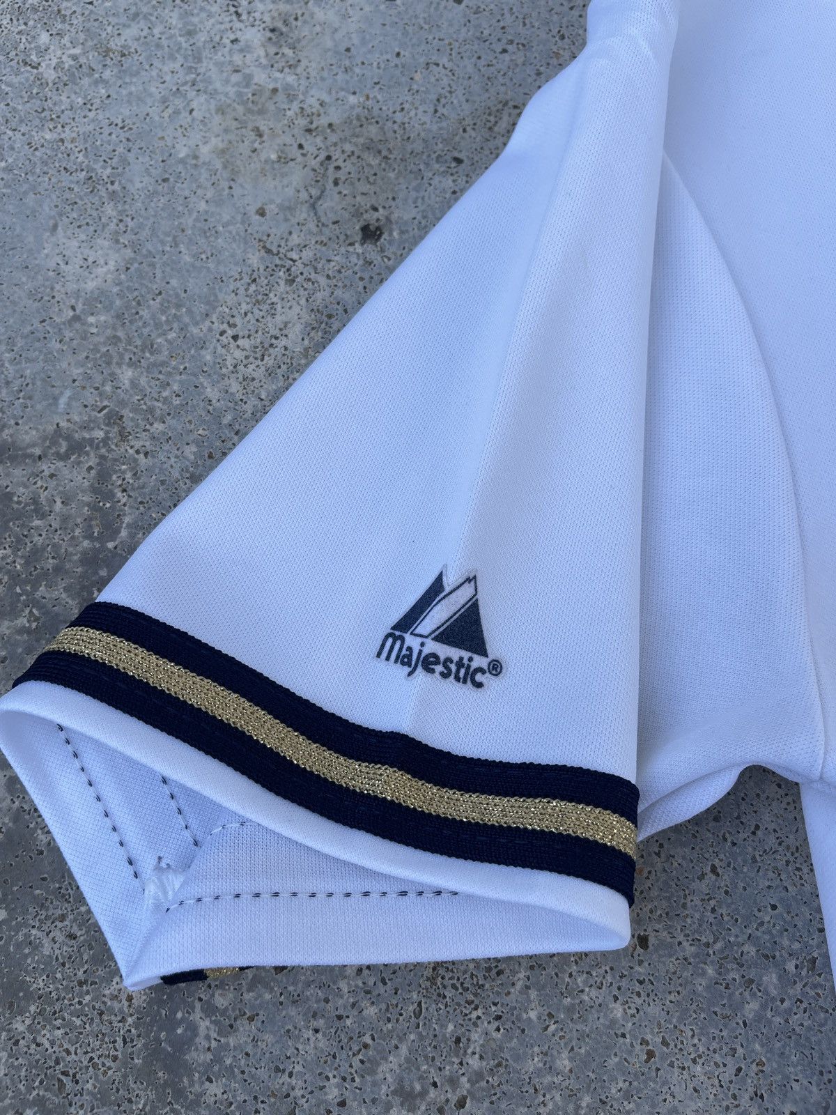 MLB × Majestic × Vintage Milwaukee Brewers White MLB Jersey Size US M / EU 48-50 / 2 - 8 Thumbnail