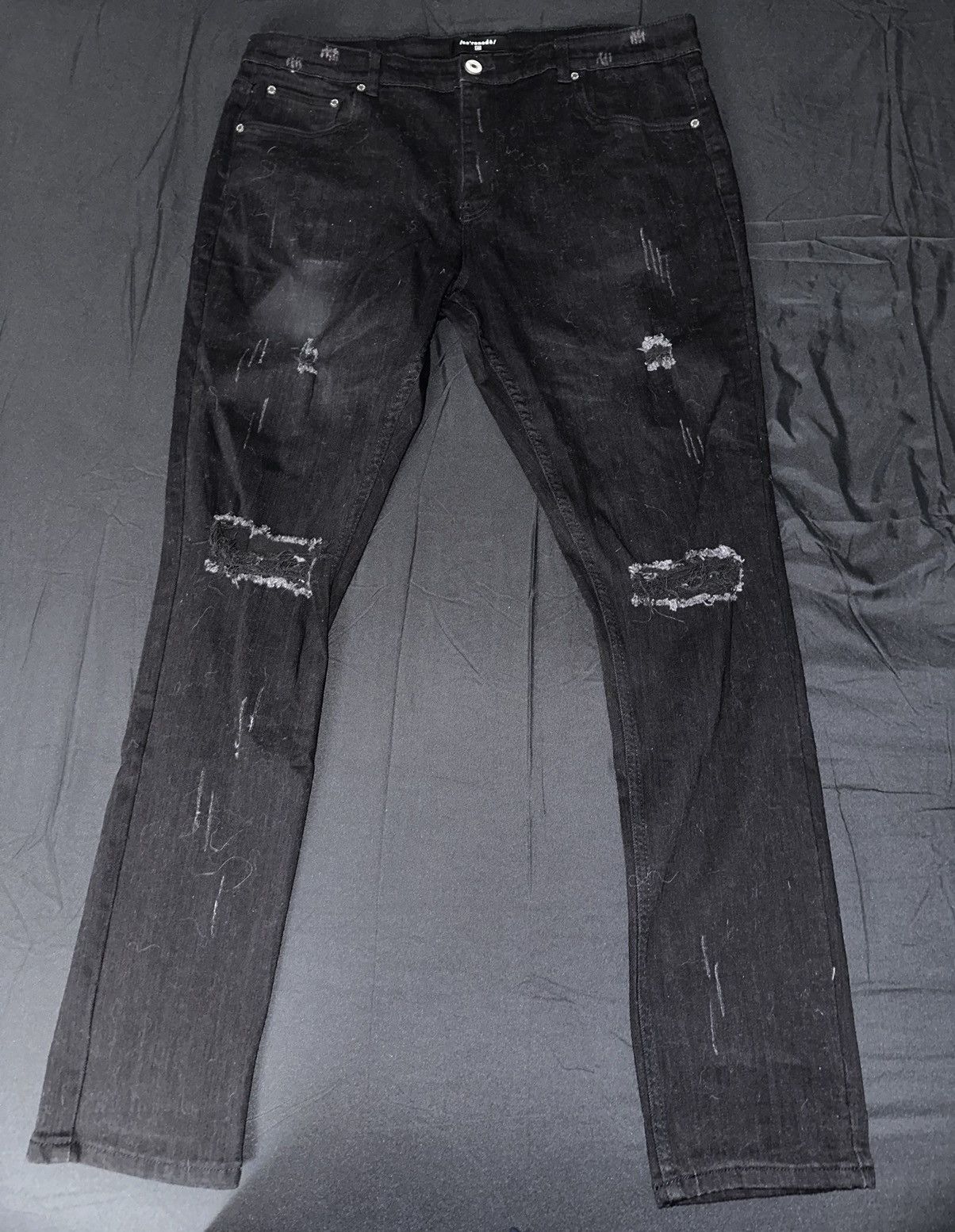 SERENEDE Serenede “Midnight Black” Jeans Size US 40 / EU 56 - 1 Thumbnail