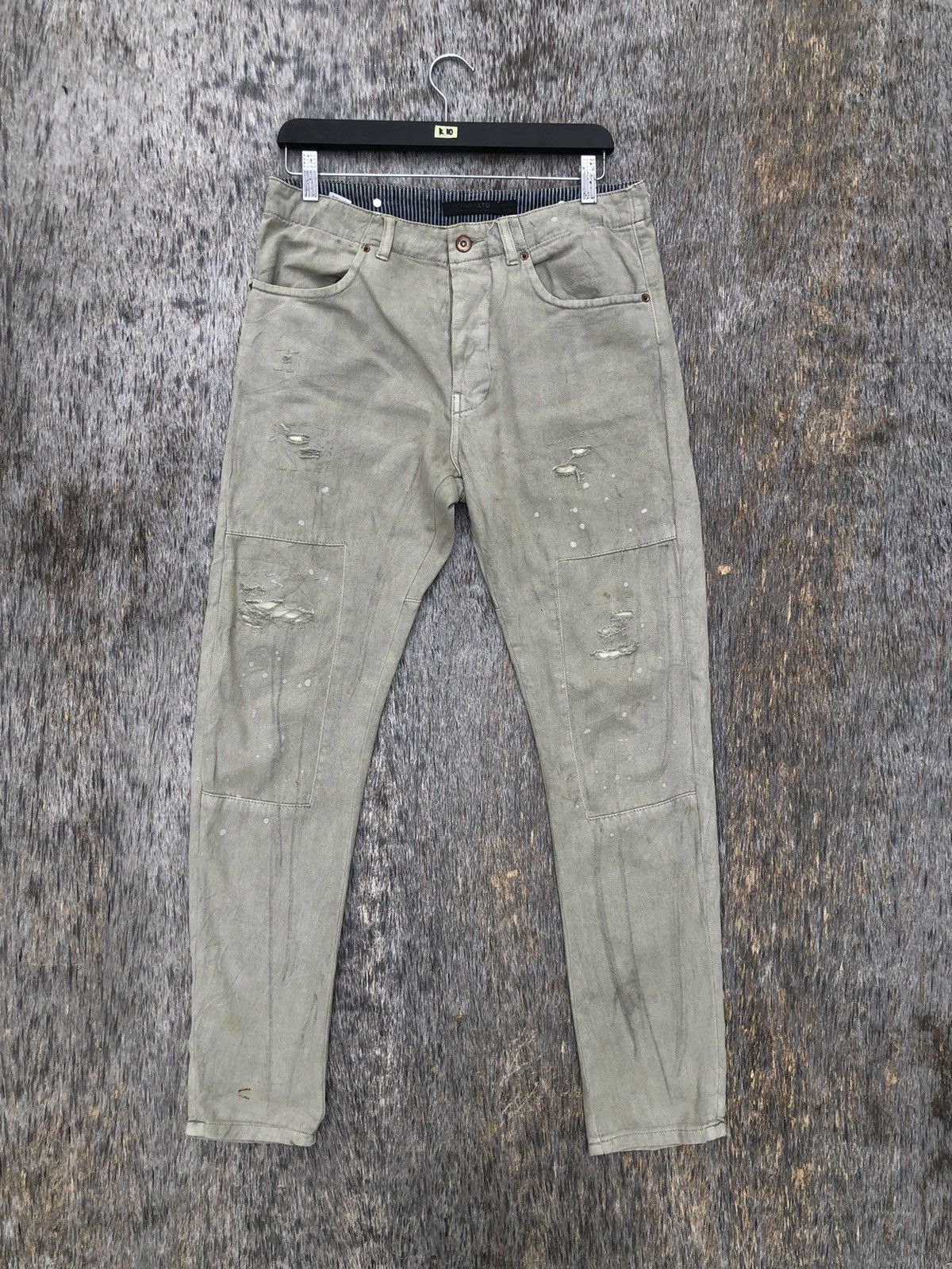 Japanese Brand × Seditionaries × Topman Designer Pants TopMan LTD Vintage Skinny Pattern Size US 32 / EU 48 - 1 Thumbnail