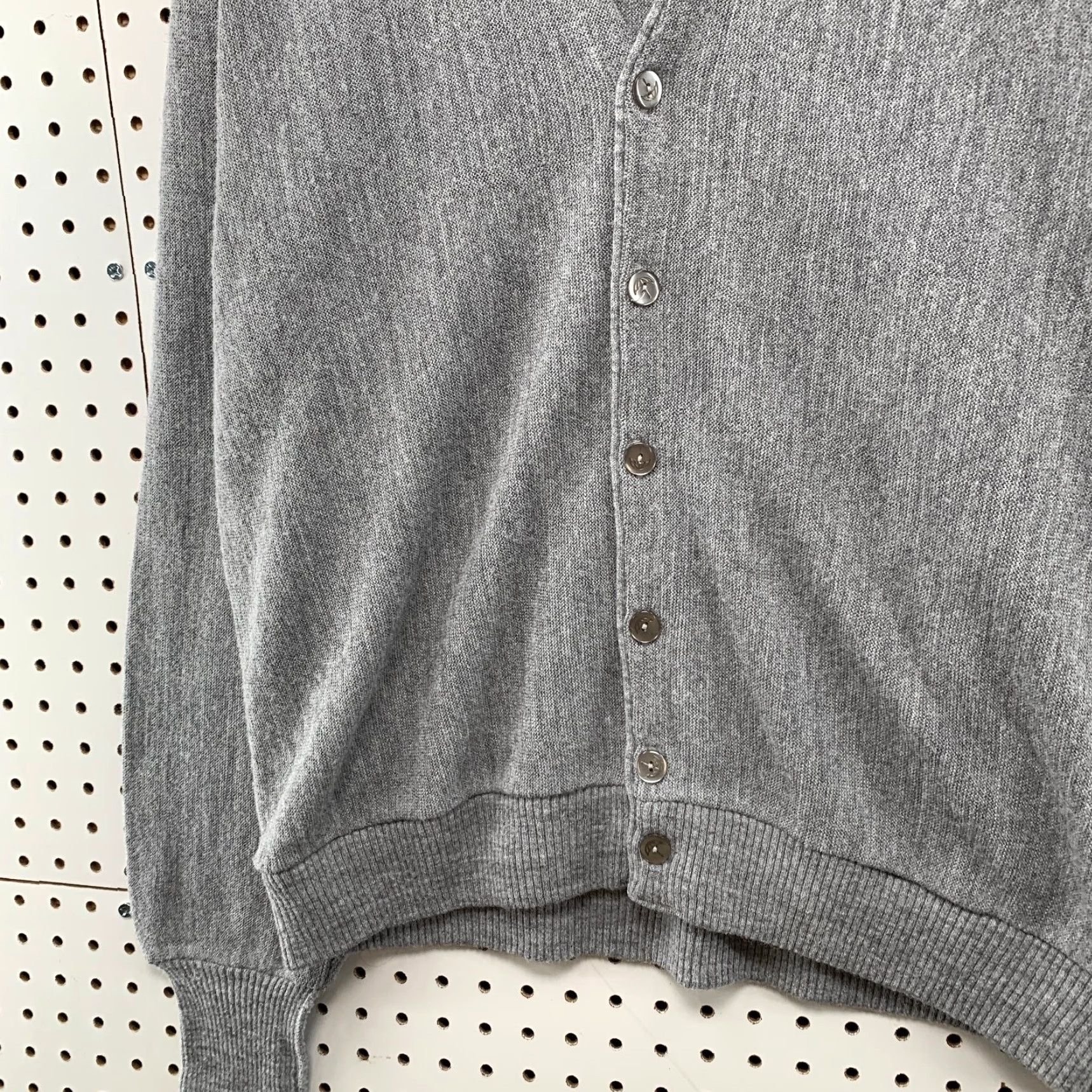 Vintage VINTAGE Arnold Palmer Robert Bruce Cardigan Sweater Mens XL Gray Wool Grandpa Size US XL / EU 56 / 4 - 6 Thumbnail