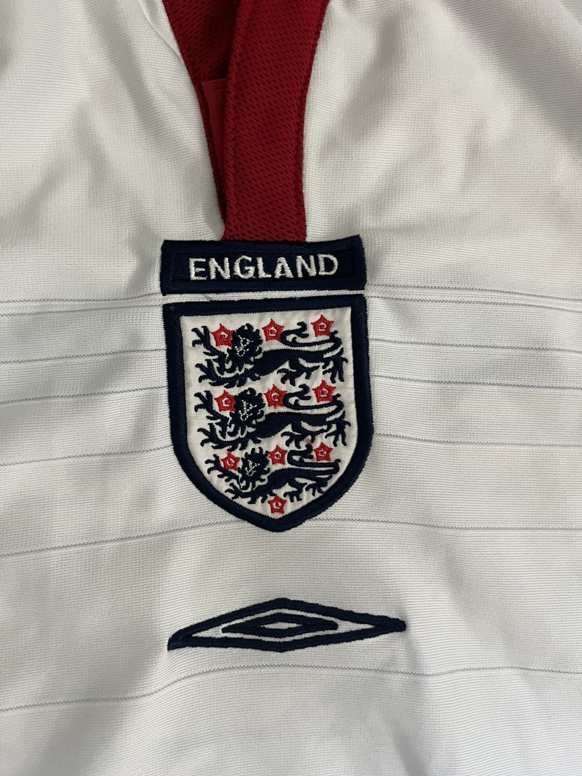 Umbro England 2004 Home Reversible Kit Soccer Football Jersey Size US L / EU 52-54 / 3 - 2 Thumbnail