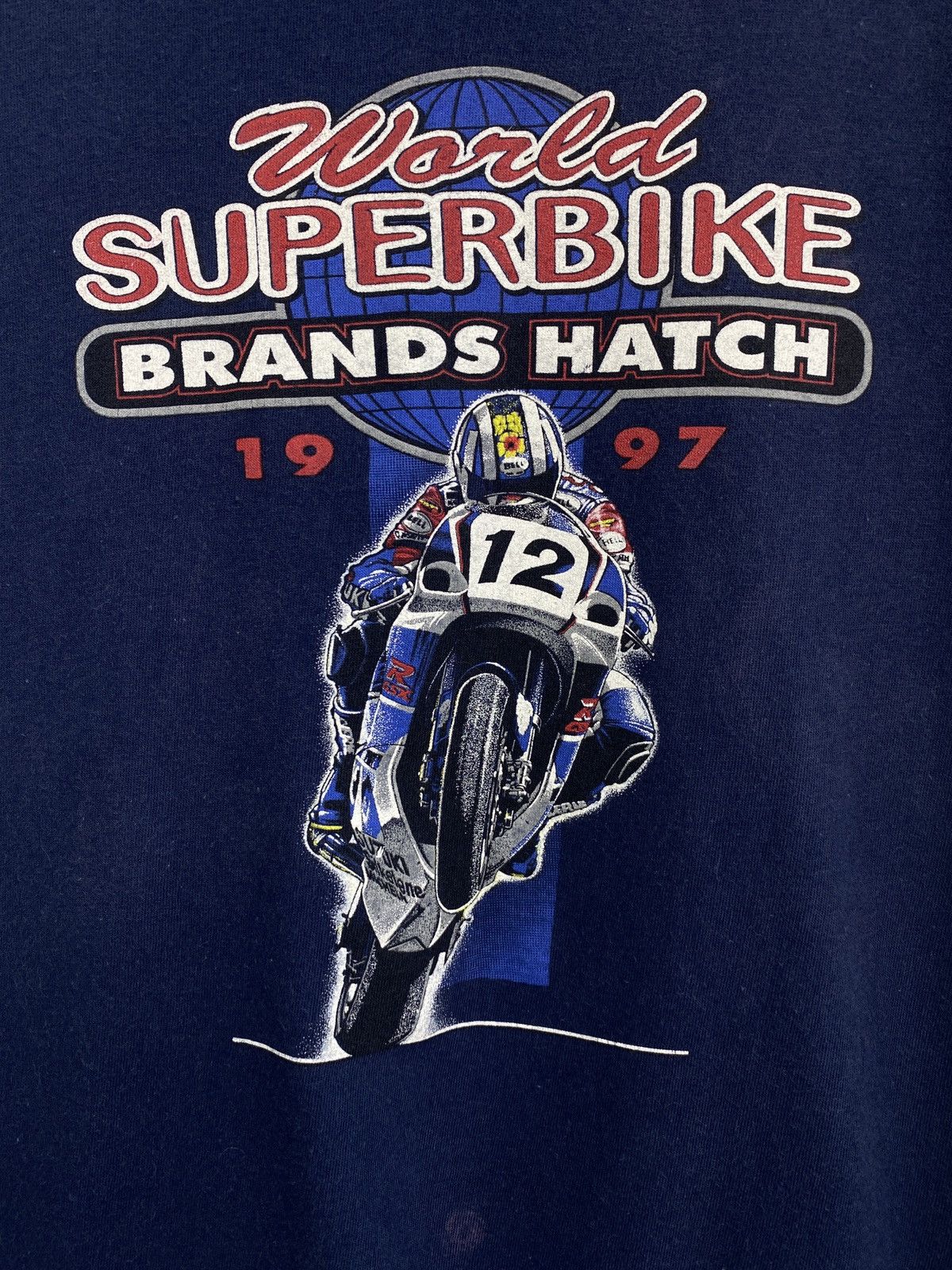Vintage Vintage 1997 Suzuki World Super Bike Brands Hatch Suzuki Size US L / EU 52-54 / 3 - 9 Thumbnail