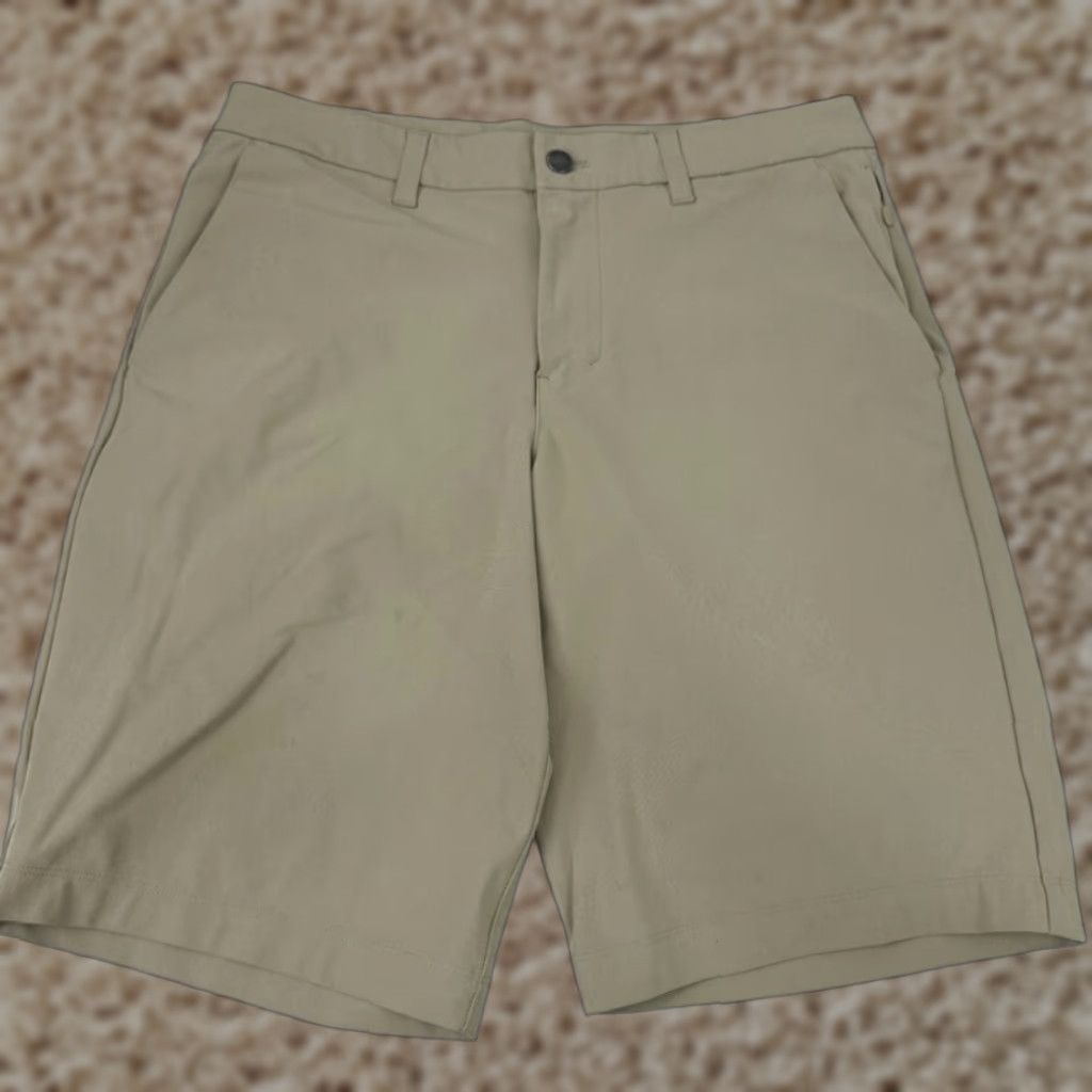 Lululemon Lululemon ABC Classic Fit 11" inseam Shorts Mens Size 31 Tan Golf Size US 31 - 1 Thumbnail