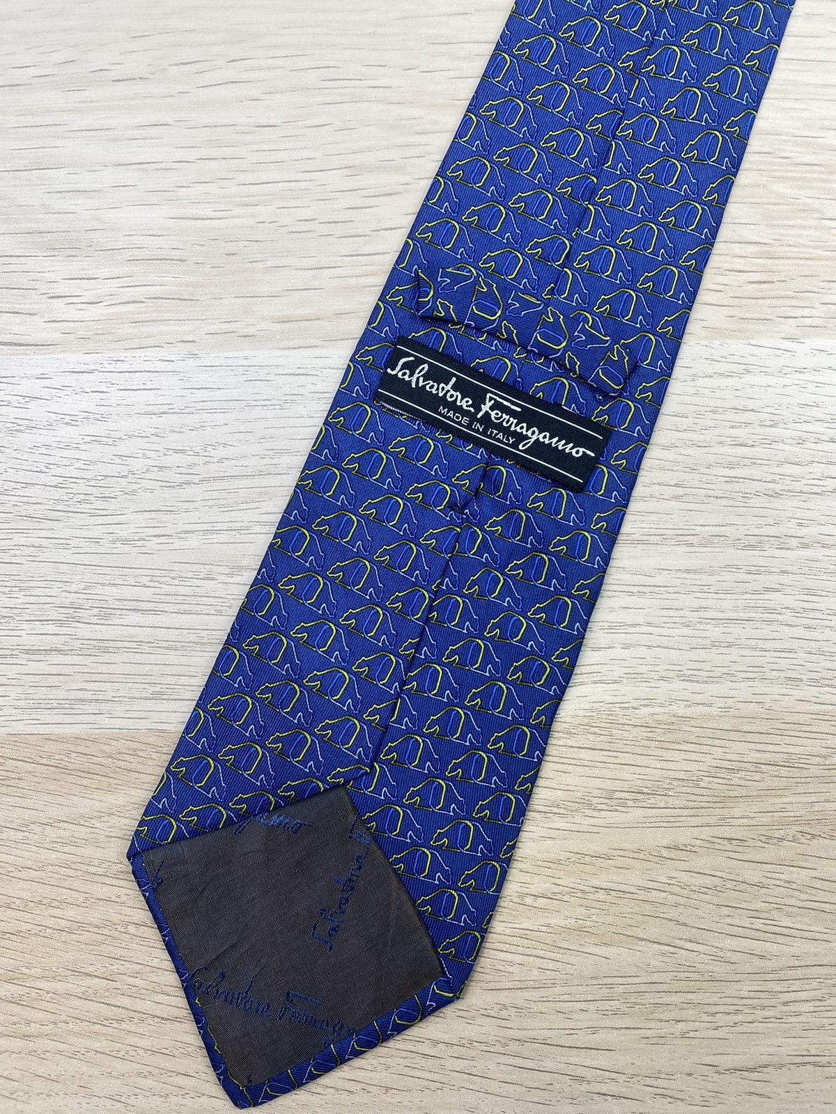 Salvatore Ferragamo Salvatore Ferragamo Silk Tie T56 Size ONE SIZE - 4 Thumbnail