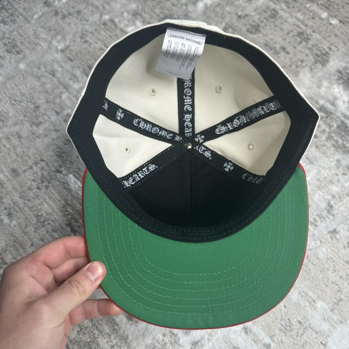 Chrome Hearts Love you heart fitted cap hat Sz- 7 5/8 Size ONE SIZE - 8 Thumbnail