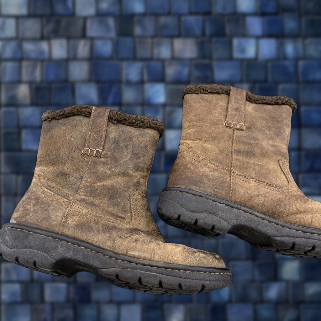 Ariat Ariat Leather Shearling Lined Ankle Boots Brown Winter Outdoor Womens Size 8.5B Size US 6 / IT 36 - 1 Thumbnail