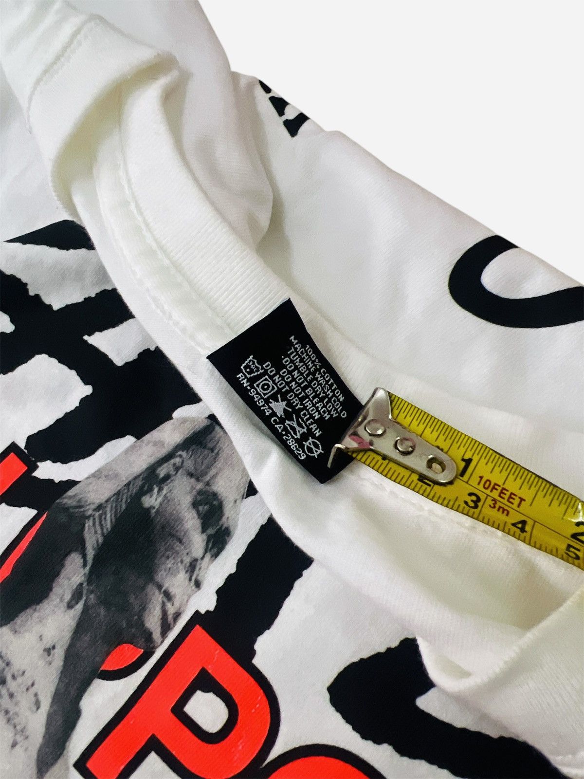 Stussy Stussy X Virgil Abloh Off-White T-Shirt Skate Surf NWOT Size US M / EU 48-50 / 2 - 6 Thumbnail