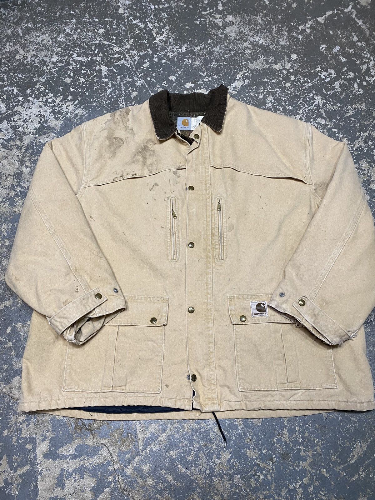 Carhartt × Vintage Vintage Carhartt Chore Work Cape Jacket CB2595 Size US XXL / EU 58 / 5 - 10 Thumbnail