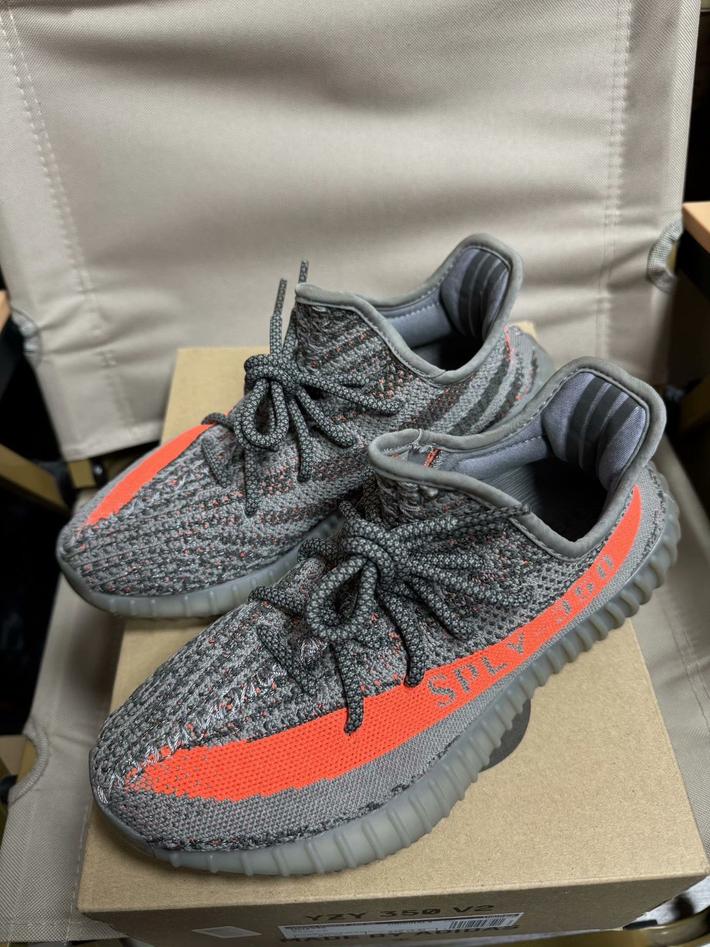 Adidas Adidas YEEZY350 Gray Lowtop Sneakers 39 Men Size US 6.5 / EU 39-40 - 1 Thumbnail