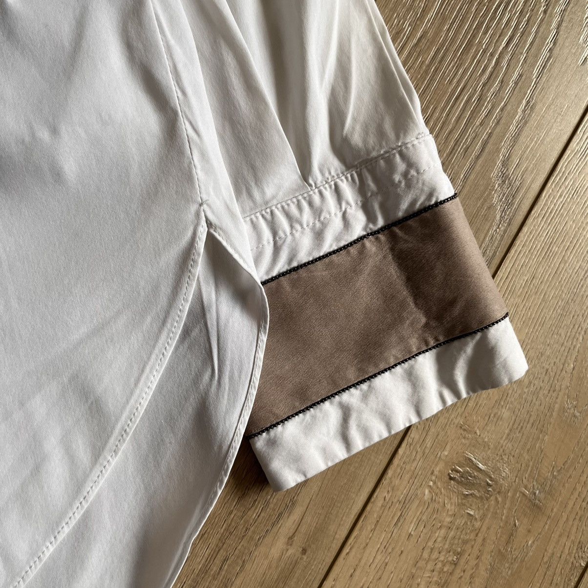 Brunello Cucinelli Brunello Cucinelli Stretch Shirt Size L / US 10 / IT 46 - 3 Thumbnail