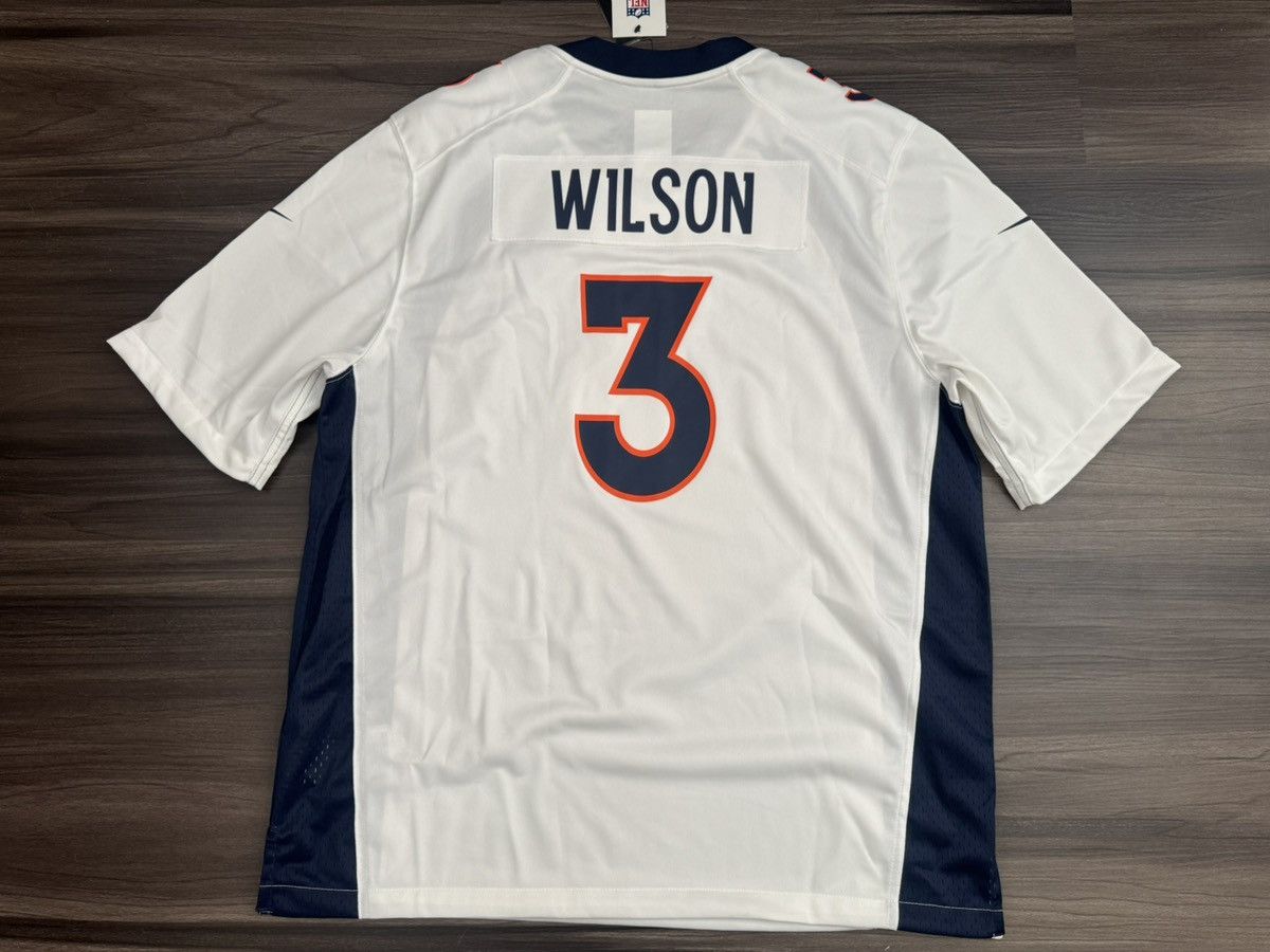 Nike Denver Broncos Russell Wilson #3 NFL Away Jersey MSRP $130 Size US XL / EU 56 / 4 - 8 Thumbnail