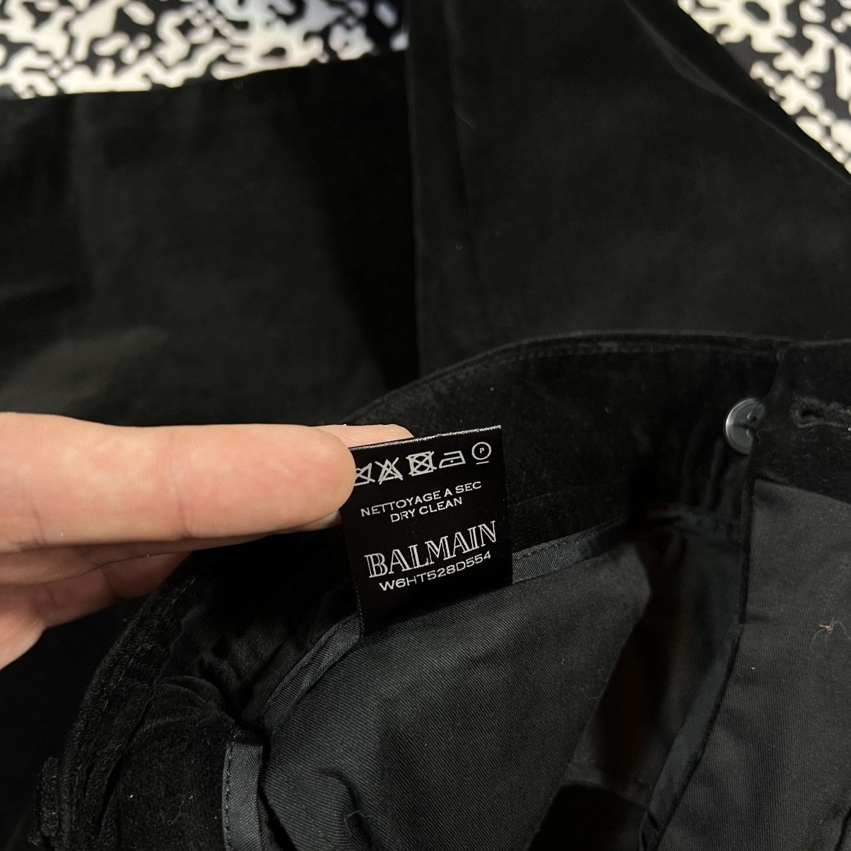 Balmain BALMAIN Velour Casual Luxury Pants Y2K Style Size 29" - 21 Thumbnail