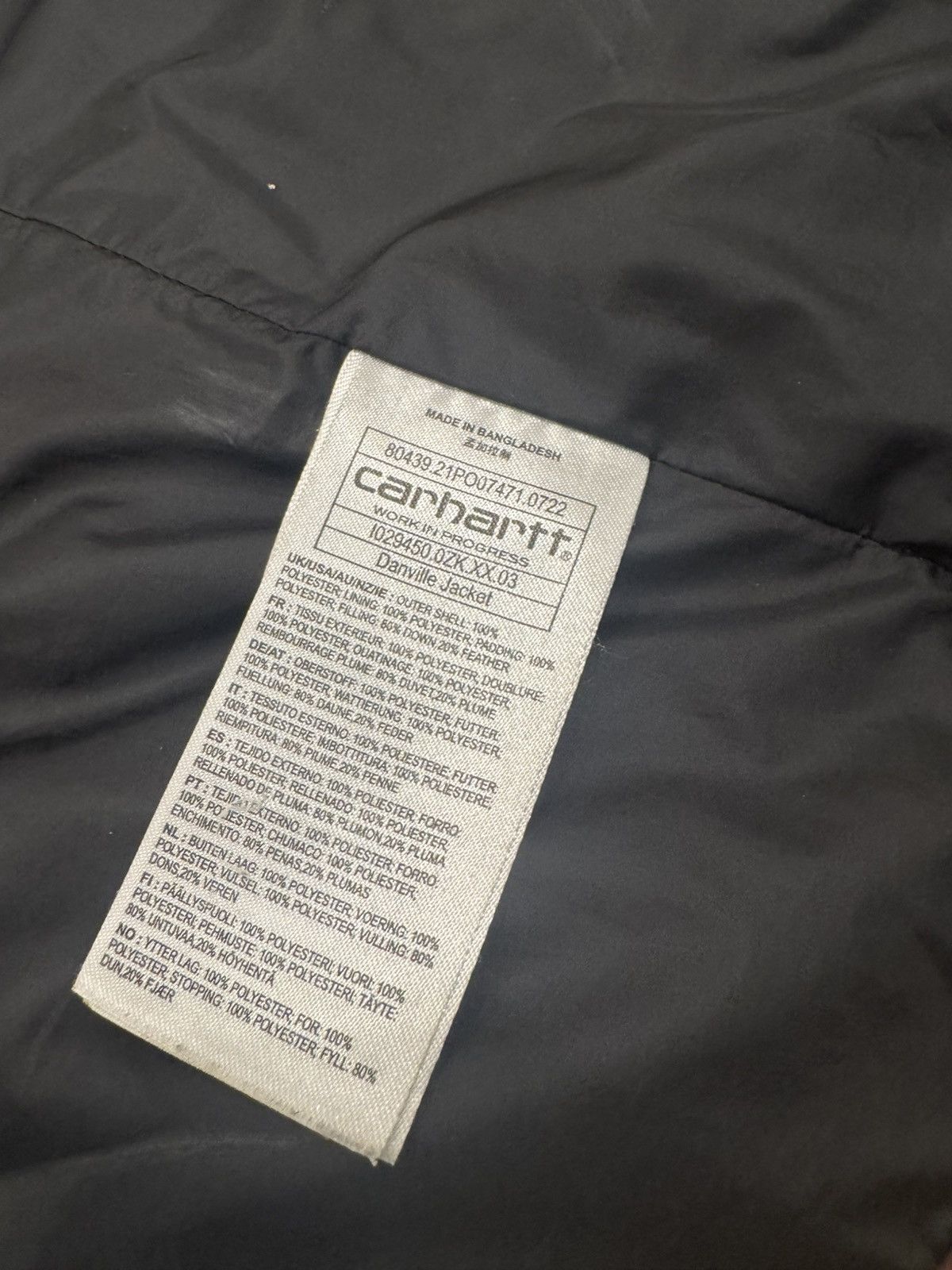 Carhartt Wip Carhartt WIP down jacket Size US S / EU 44-46 / 1 - 7 Thumbnail