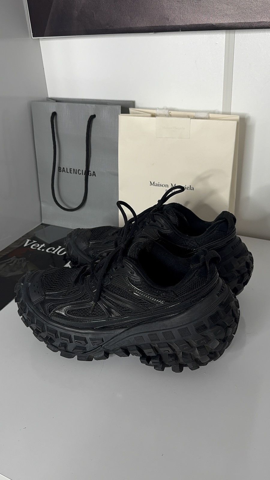 ✅ Balenciaga Defender Black Bouncer 41