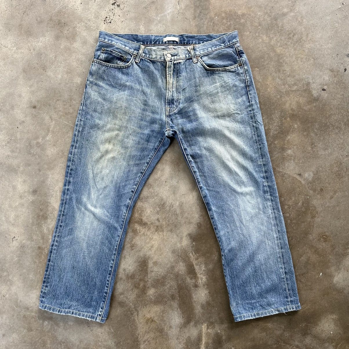 Japanese Brand Vintage Japanese Distressed Faded Denim Jean Pant W38 Size US 38 / EU 54 - 1 Thumbnail