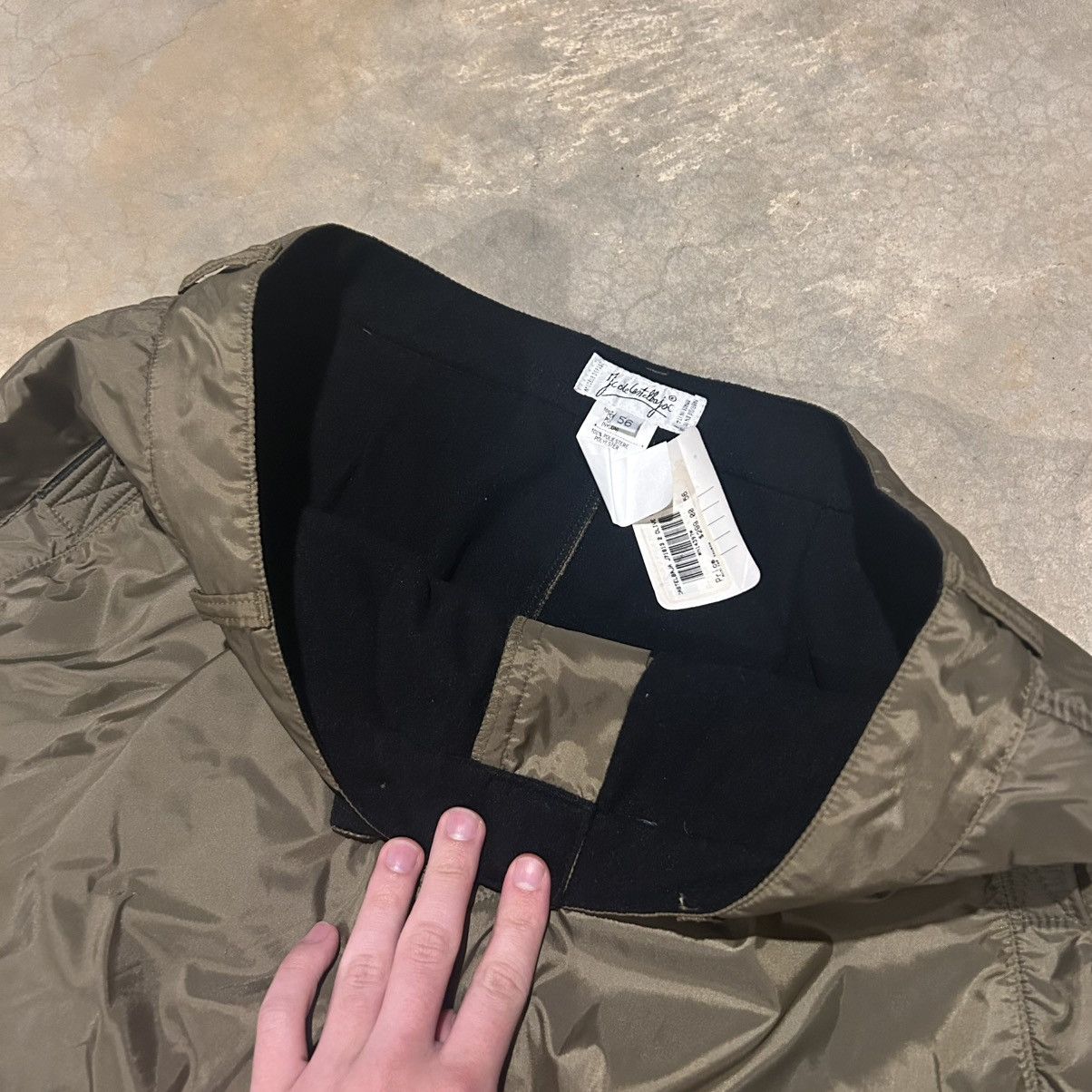 Jean Charles De Castelbajac × Vintage Vintage 1990s Castelbajac Fleece Lined Nylon Baggy Ski Pants Size US 36 / EU 52 - 8 Thumbnail