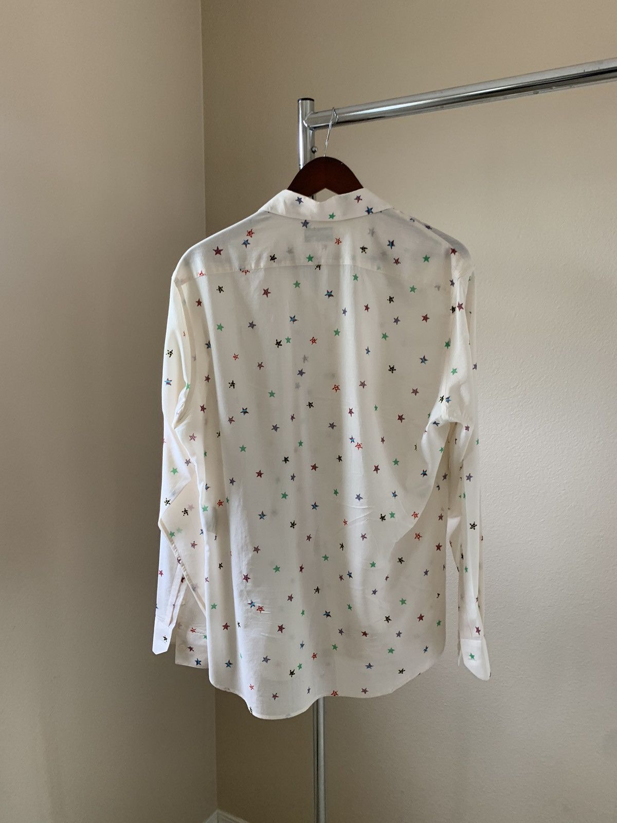 Saint Laurent Paris Saint Laurent star print shirt Size US L / EU 52-54 / 3 - 7 Thumbnail