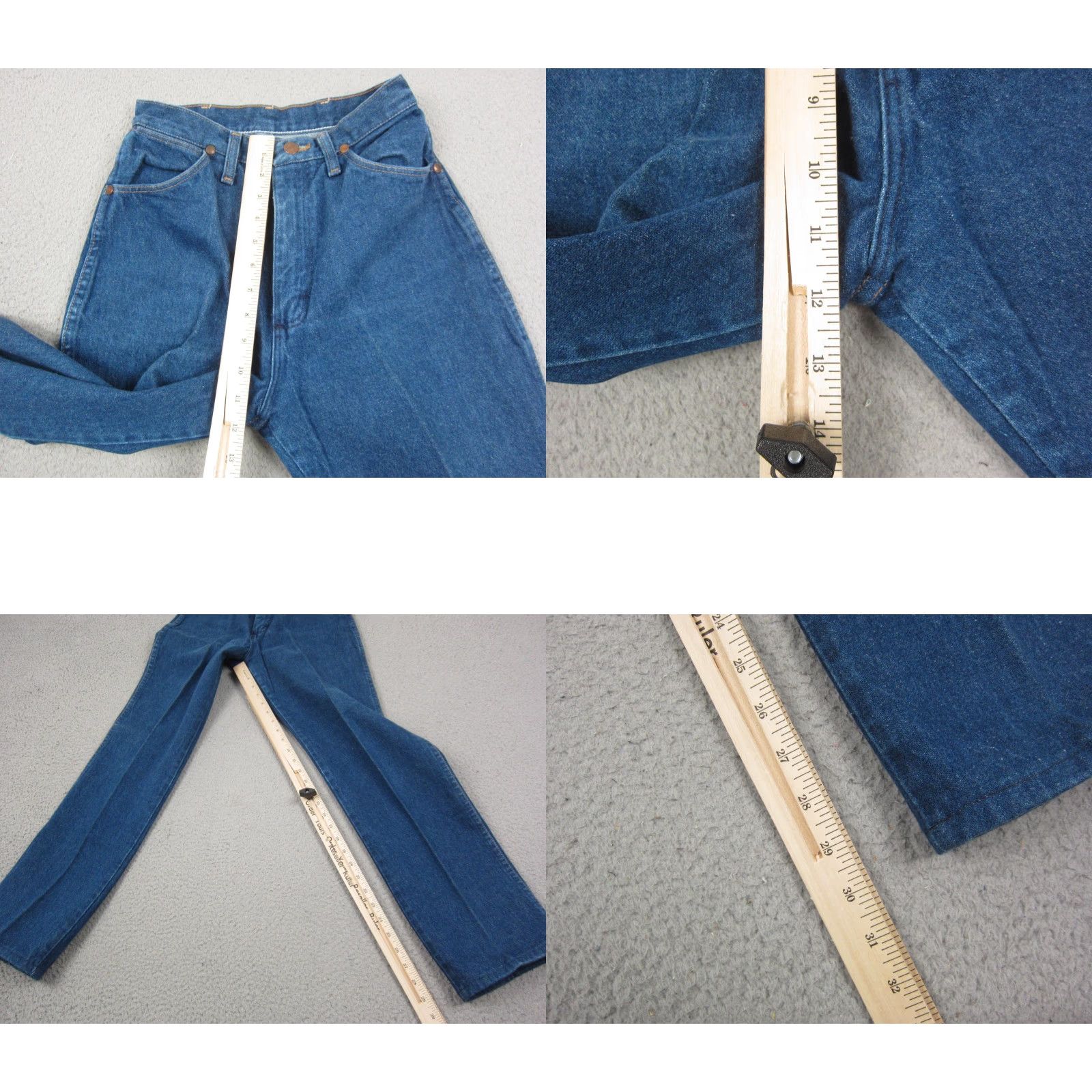 Wrangler Vintage Wrangler Jeans Teens 5/6 x 36 Blue Junior Western Cowgirl Size 6 Regular Size 28" / US 6 / IT 42 - 9 Thumbnail