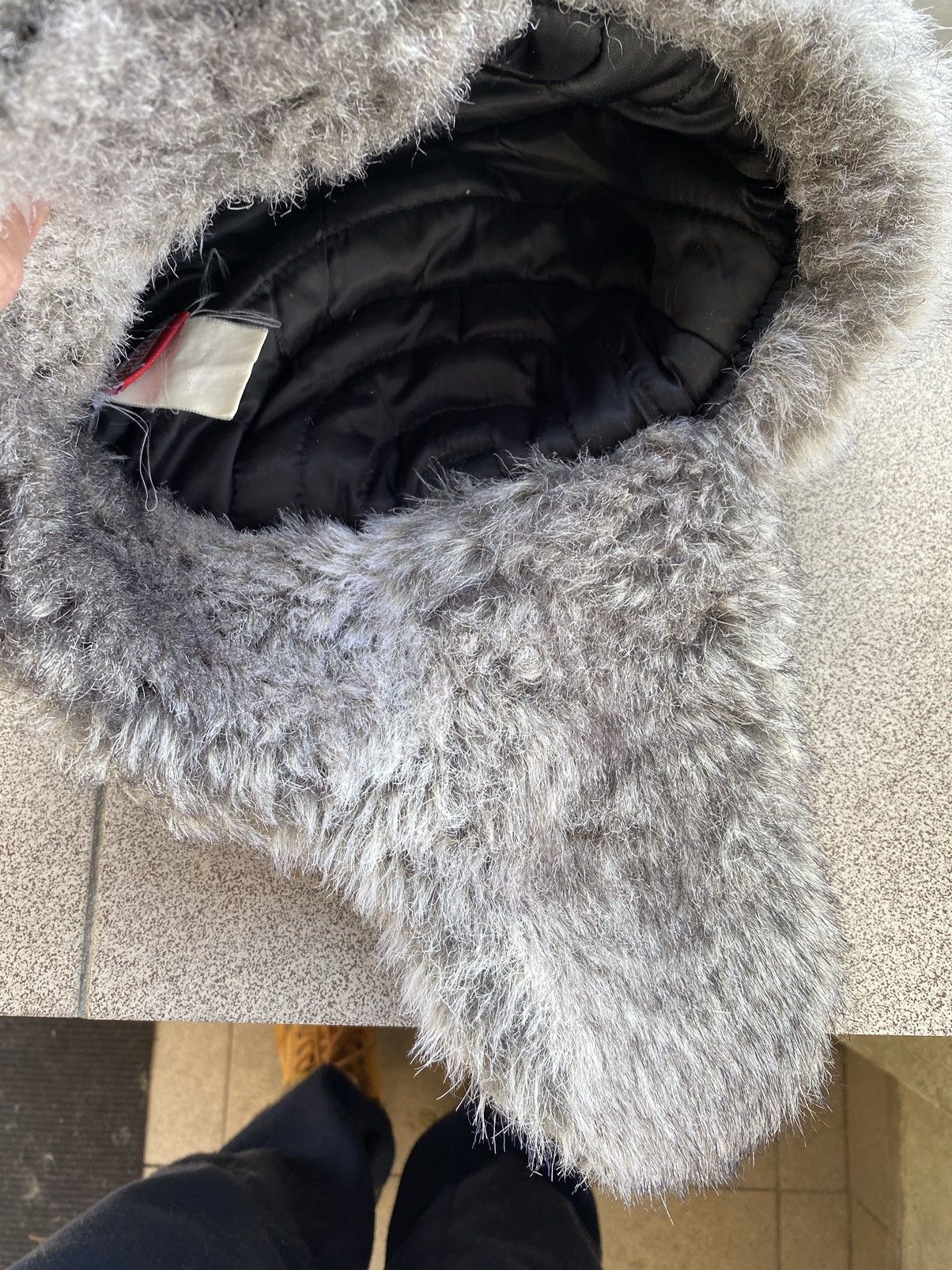 Hysteric Glamour × Vintage Crazy Y2k Mohair Fuzzy Hat Ushanka Punk Winter Size ONE SIZE - 5 Thumbnail