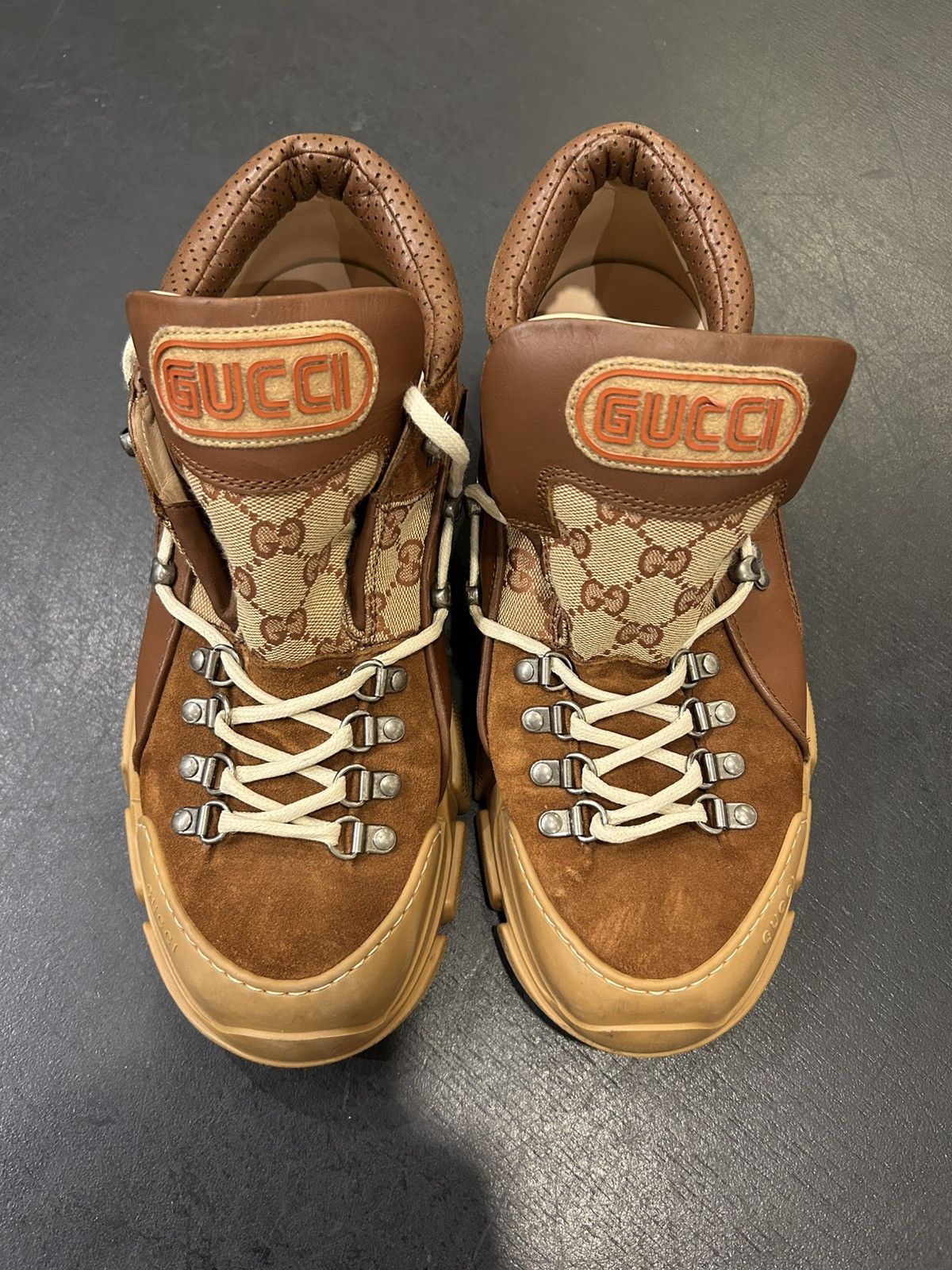Gucci Gucci Flashtrek Boots Brown Suede Size US 10.5 / EU 43-44 - 6 Thumbnail
