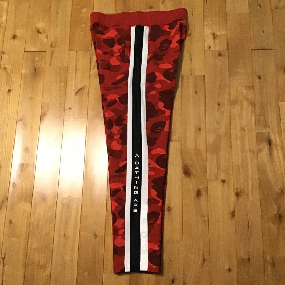 Bape BAPE Red camo sweat pants a bathing ape ★size M Size US 32 / EU 48 - 5 Thumbnail
